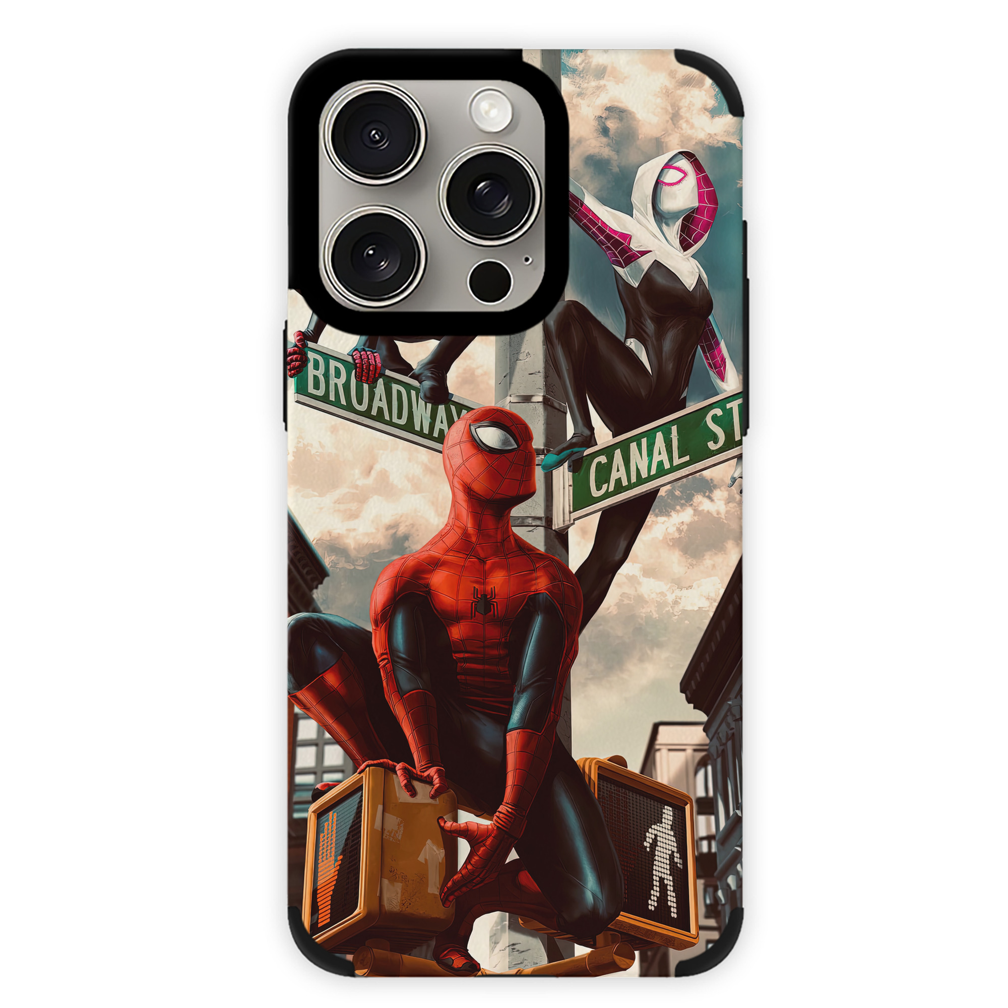 Spider Man スパイダーマン 【iPhone15ProMax対応】 PUレザー スマホケース 耐衝撃＆黄変防止