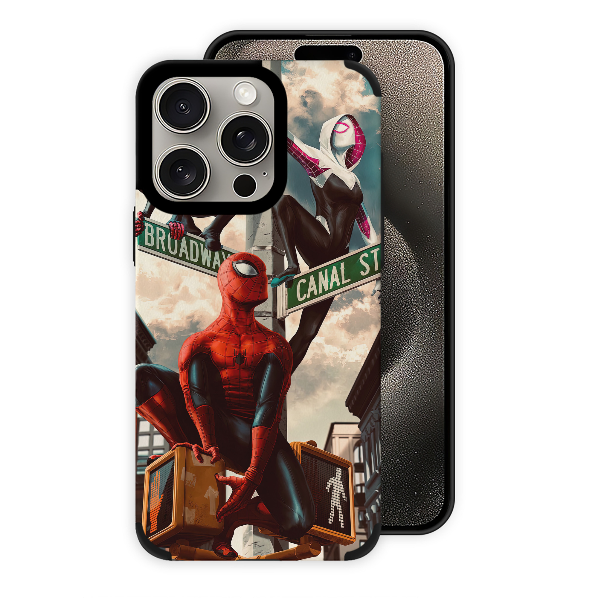 Spider Man スパイダーマン 【iPhone15ProMax対応】 PUレザー スマホケース 耐衝撃＆黄変防止
