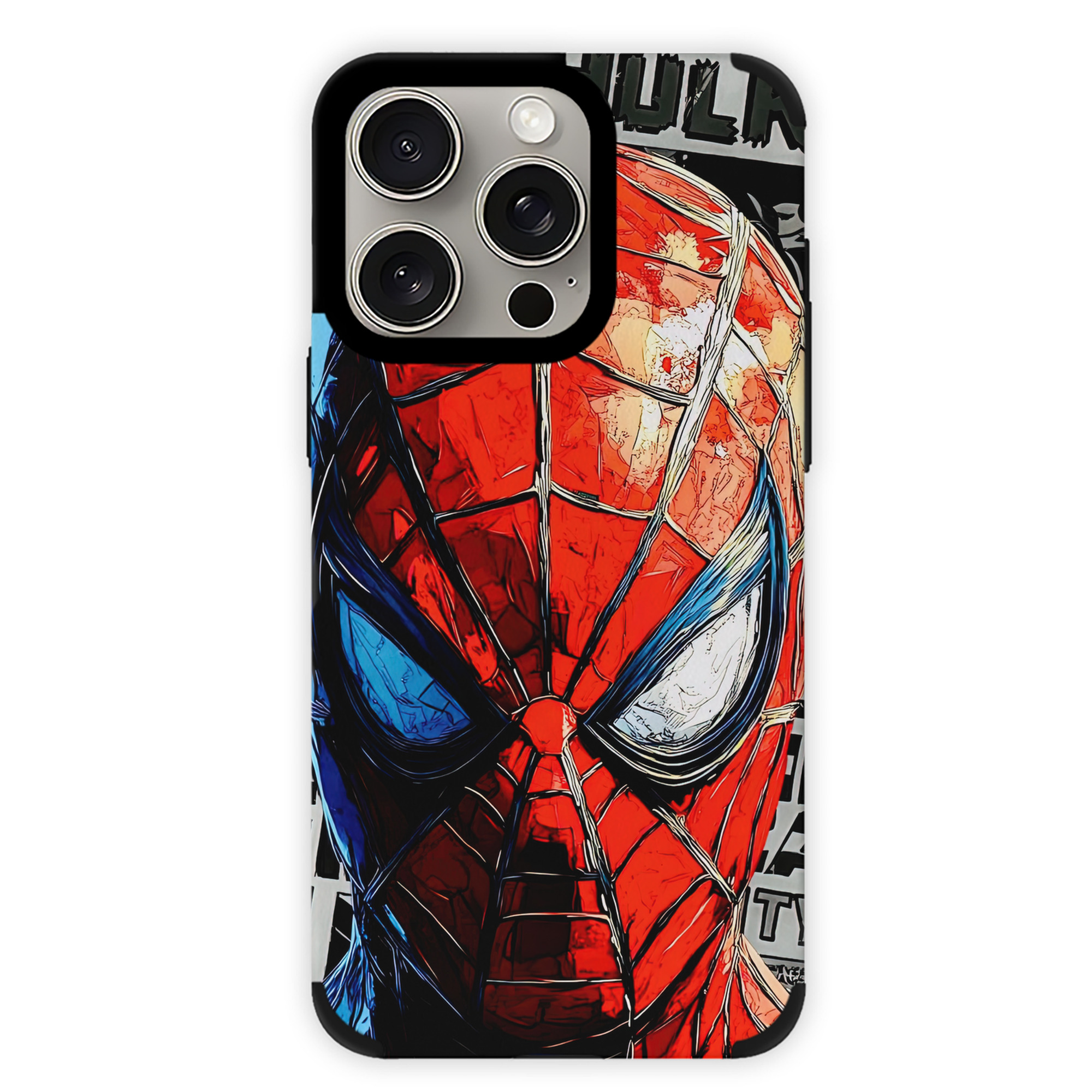 （画像用） Spider Man スパイダーマン 【iPhone15ProMax対応】 PUレザー スマホケース 耐衝撃＆黄変防止