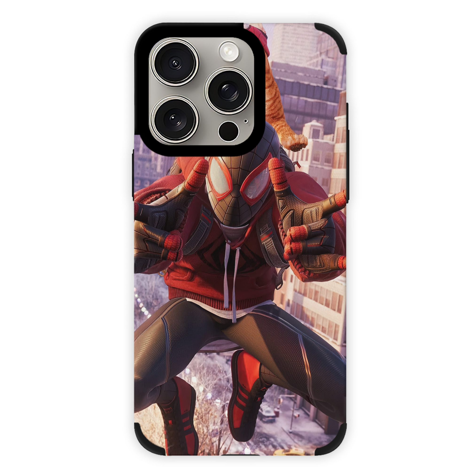 Spider Man スパイダーマン 【iPhone15ProMax対応】 PUレザー スマホケース 耐衝撃＆黄変防止