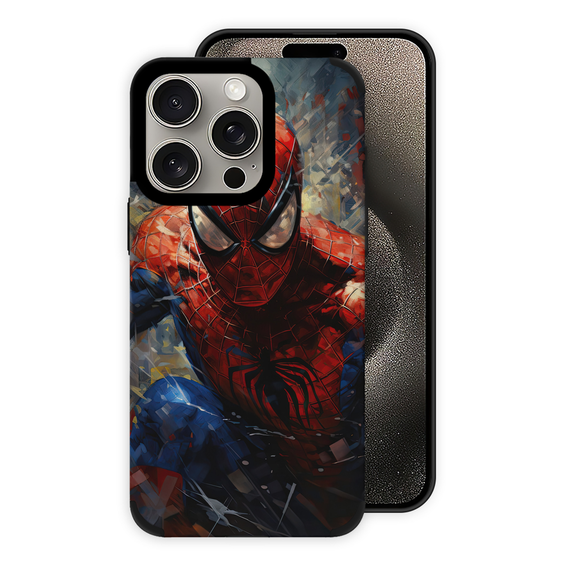Spider Man スパイダーマン 【iPhone15ProMax対応】 PUレザー スマホケース 耐衝撃＆黄変防止