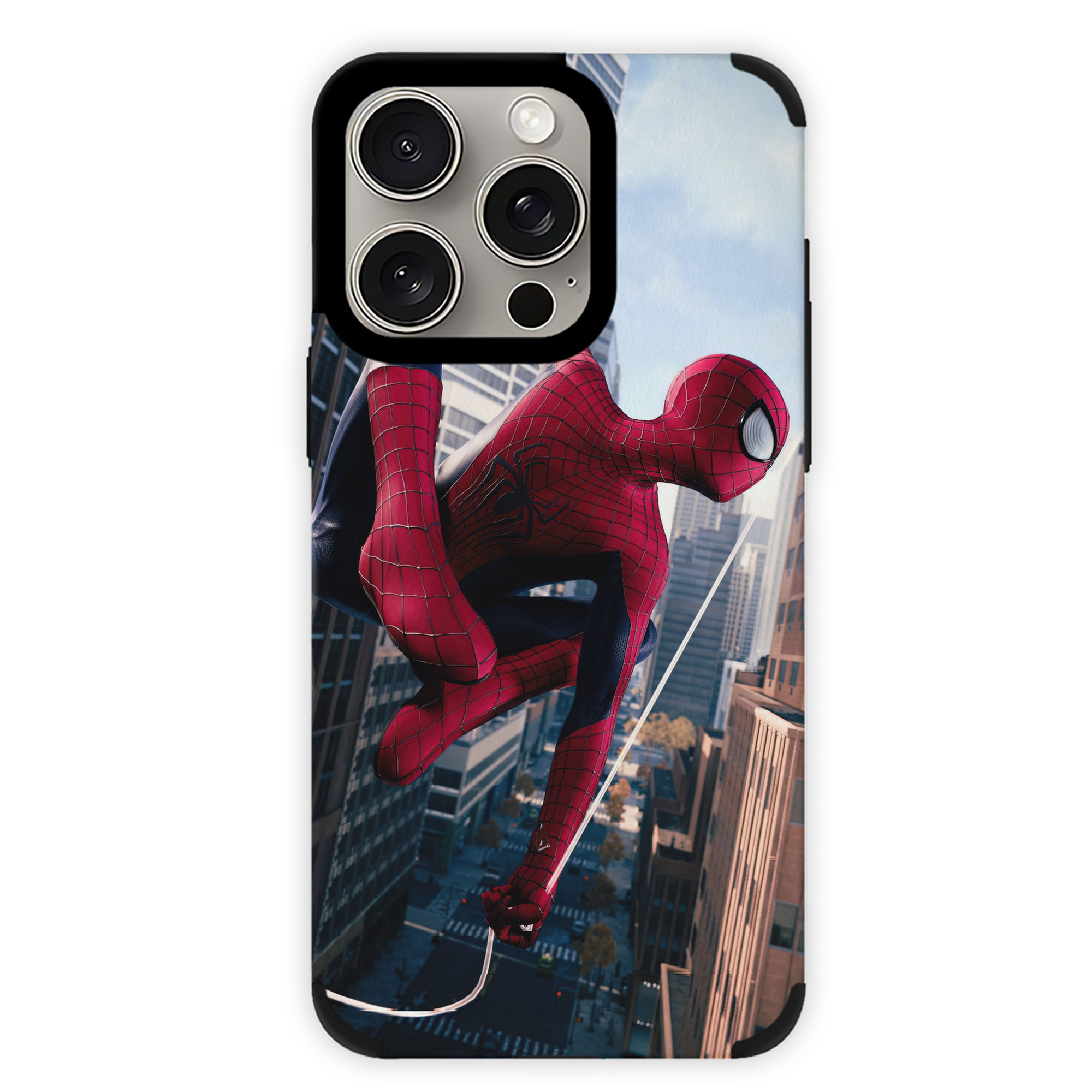 Spider Man スパイダーマン 【iPhone15ProMax対応】 PUレザー スマホケース 耐衝撃＆黄変防止