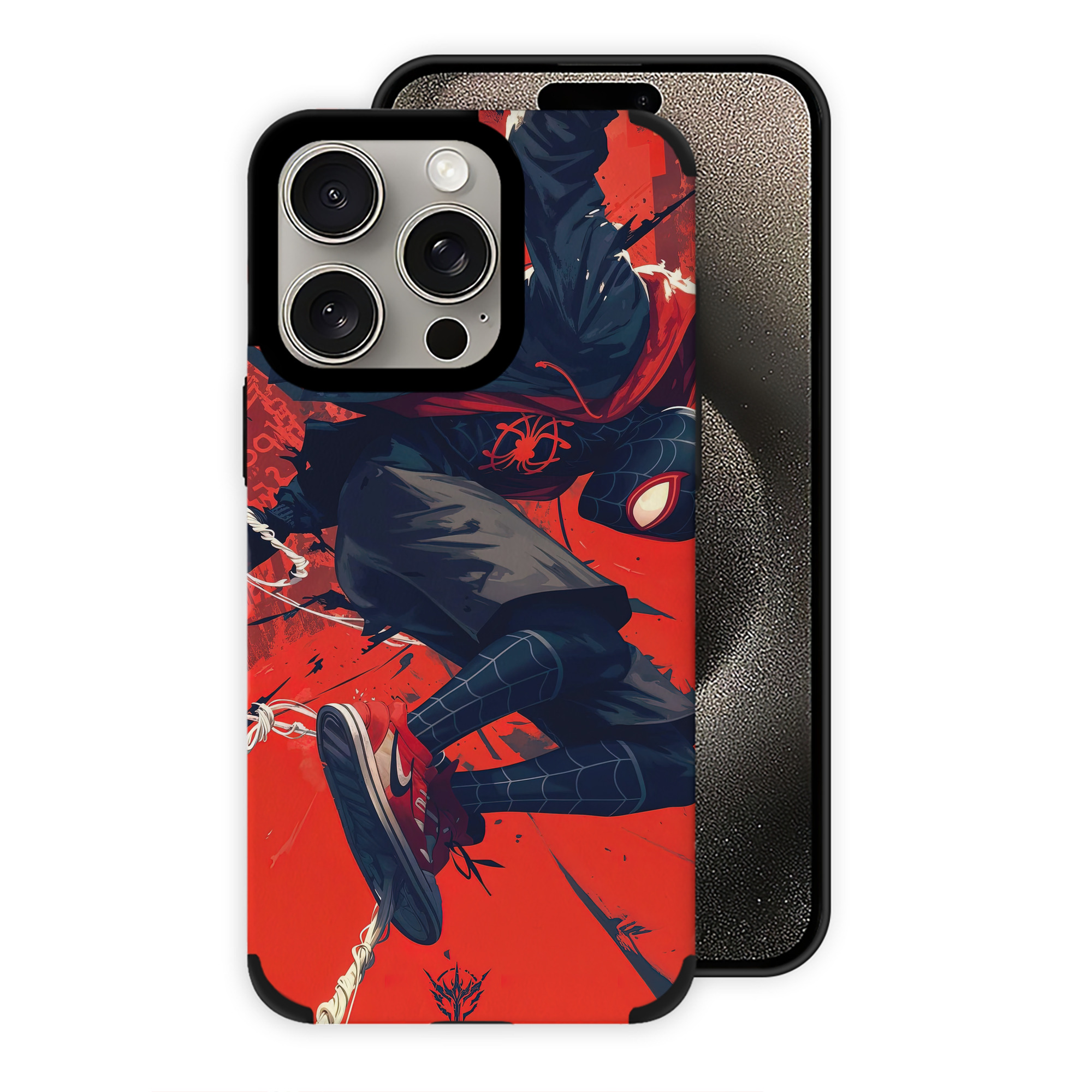 Spider Man スパイダーマン 【iPhone15ProMax対応】 PUレザー スマホケース 耐衝撃＆黄変防止