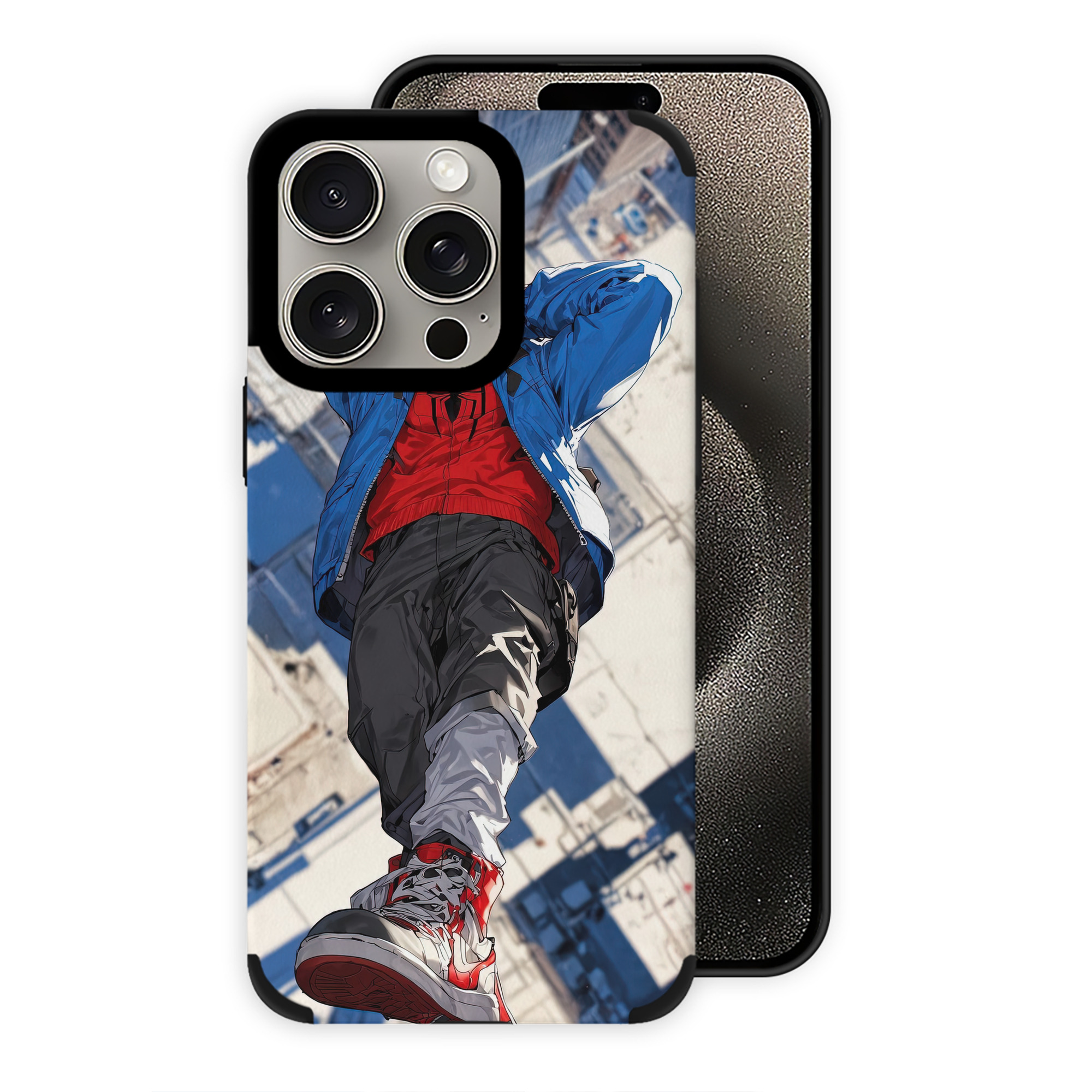 Spider Man スパイダーマン 【iPhone15ProMax対応】 PUレザー スマホケース 耐衝撃＆黄変防止