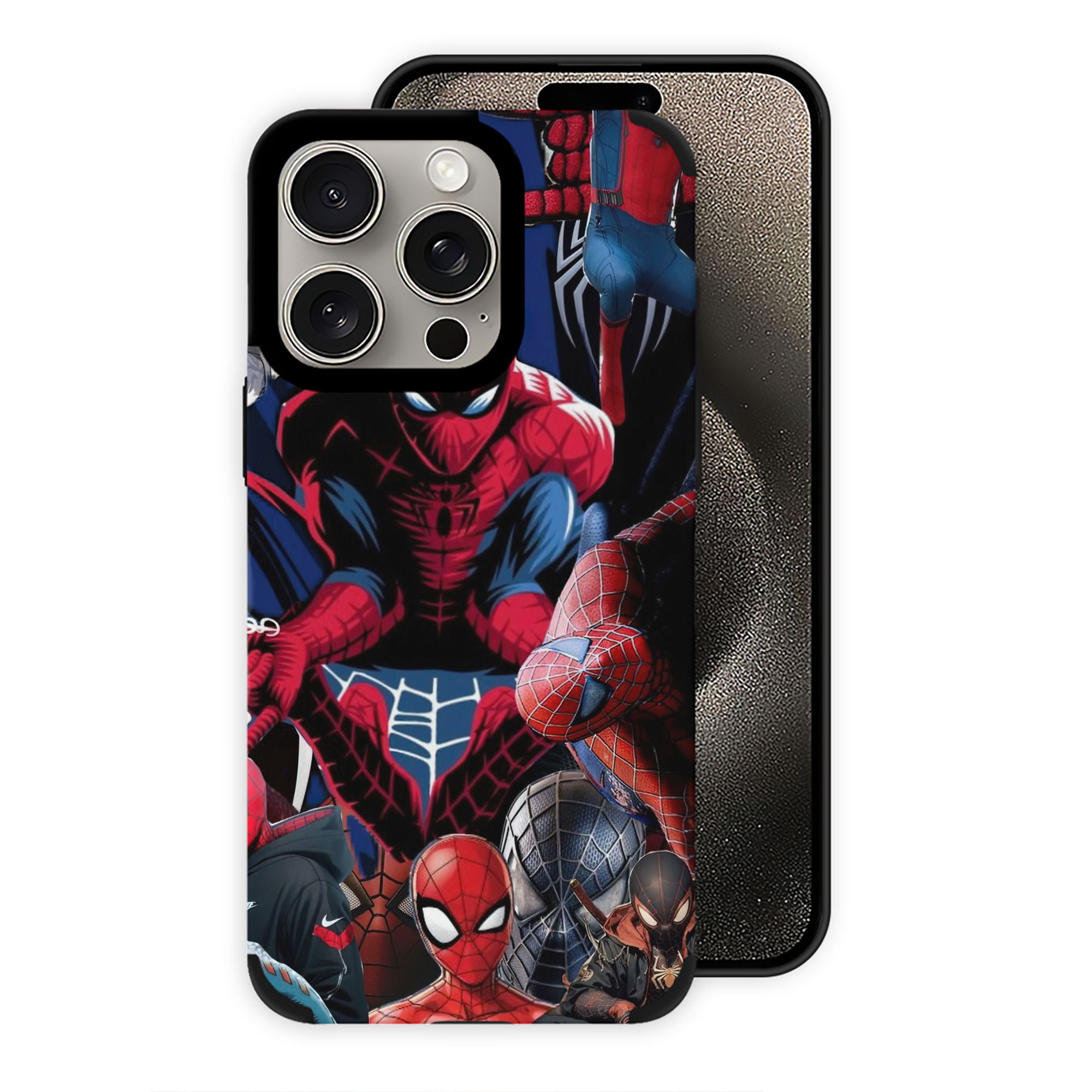 Spider Man スパイダーマン 【iPhone15ProMax対応】 PUレザー スマホケース 耐衝撃＆黄変防止