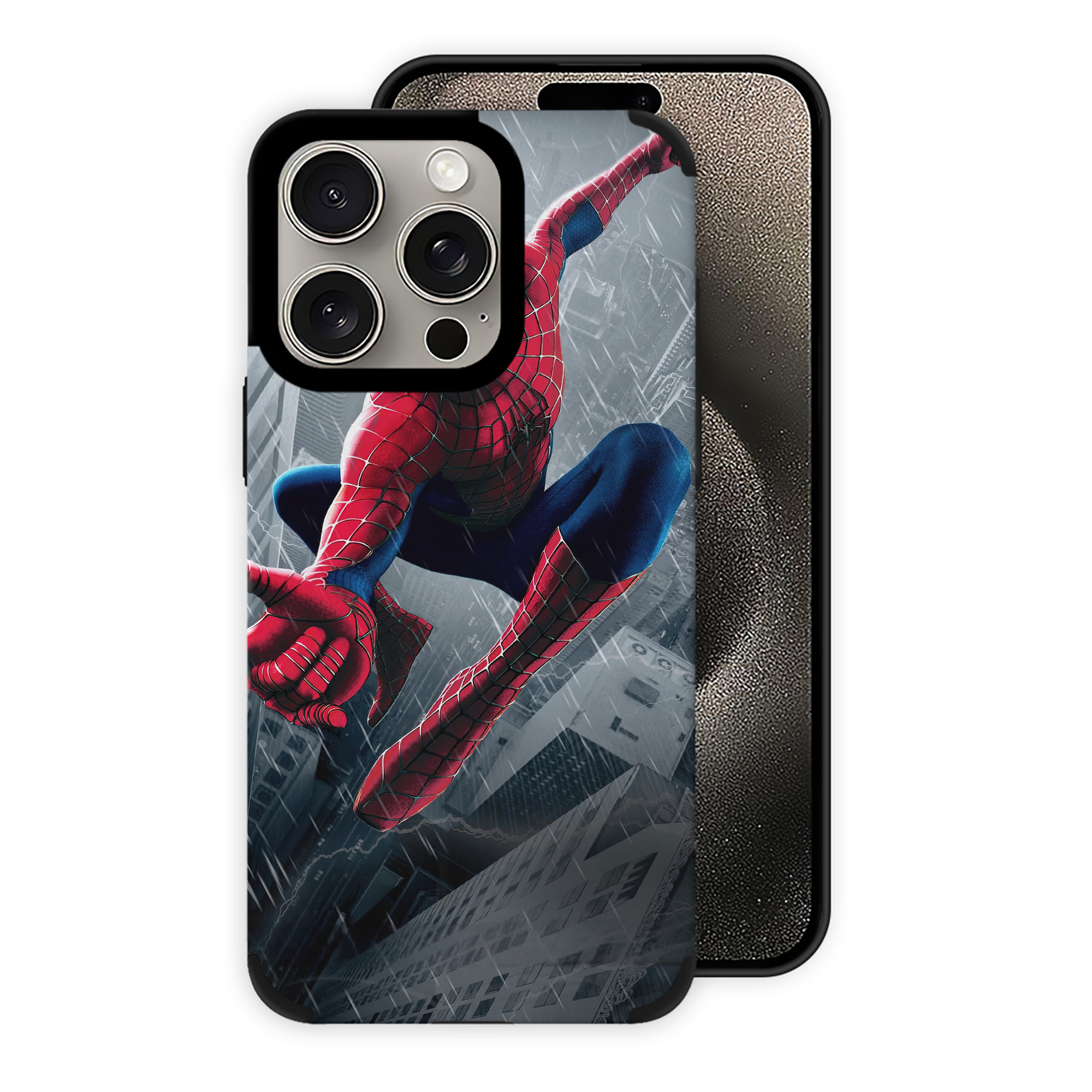 Spider Man スパイダーマン 【iPhone15ProMax対応】 PUレザー スマホケース 耐衝撃＆黄変防止