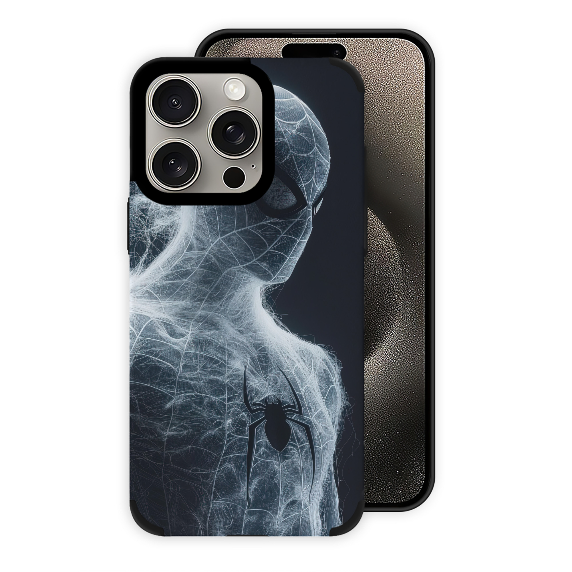 （画像用） Spider Man スパイダーマン 【iPhone15ProMax対応】 PUレザー スマホケース 耐衝撃＆黄変防止