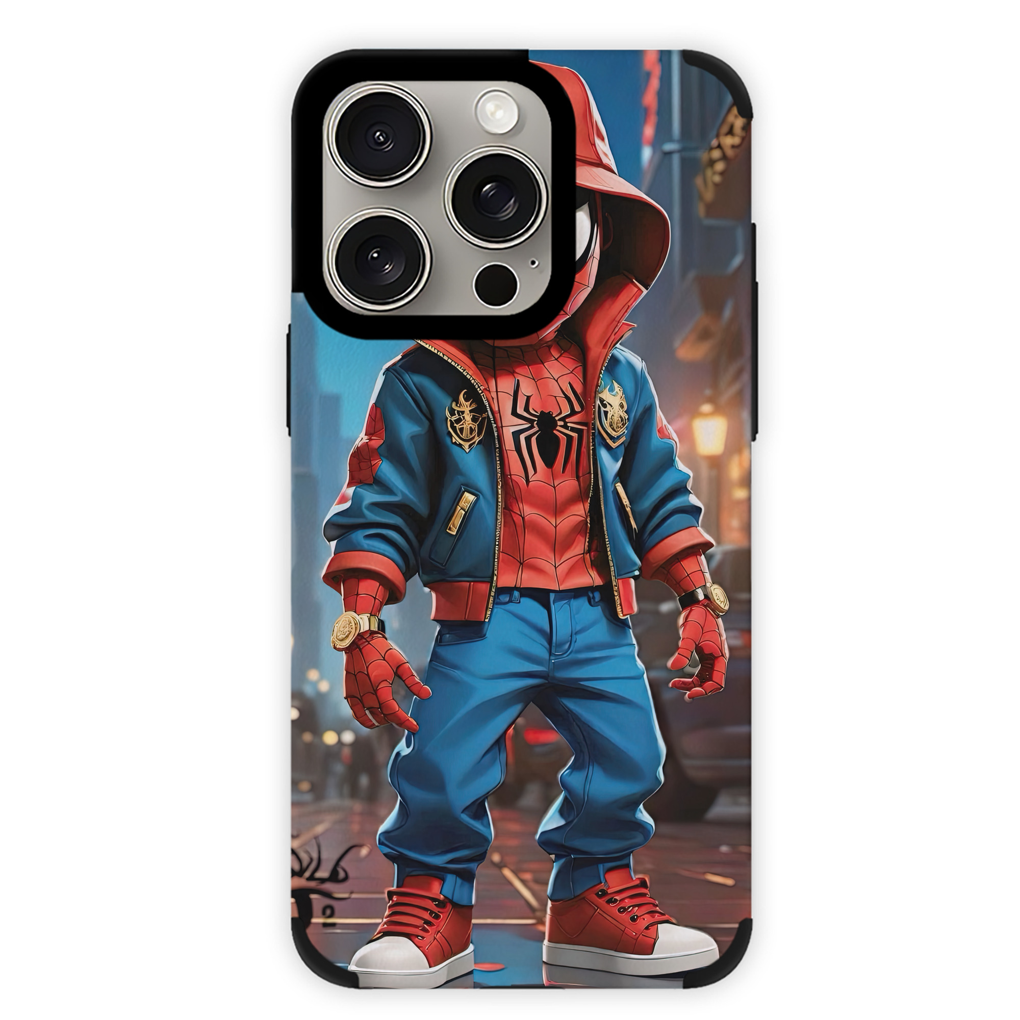 Spider Man スパイダーマン 【iPhone15ProMax対応】 PUレザー スマホケース 耐衝撃＆黄変防止
