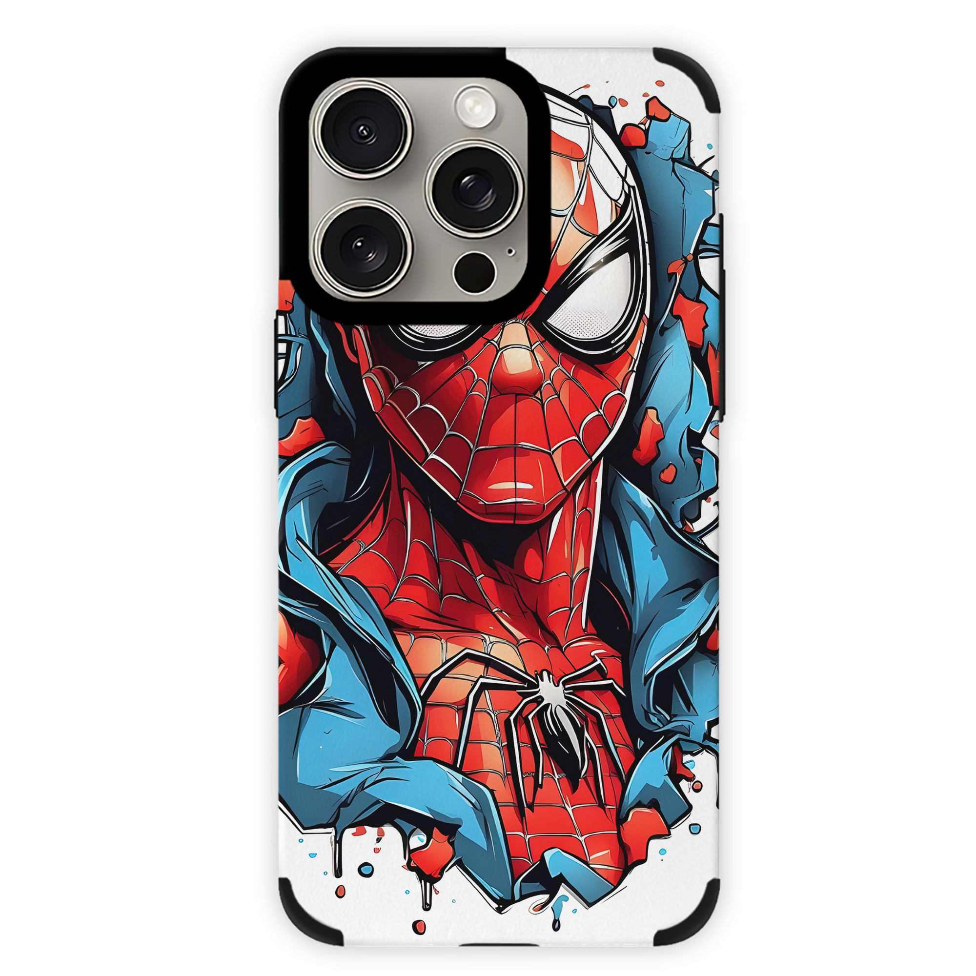 Spider Man スパイダーマン 【iPhone15ProMax対応】 PUレザー スマホケース 耐衝撃＆黄変防止