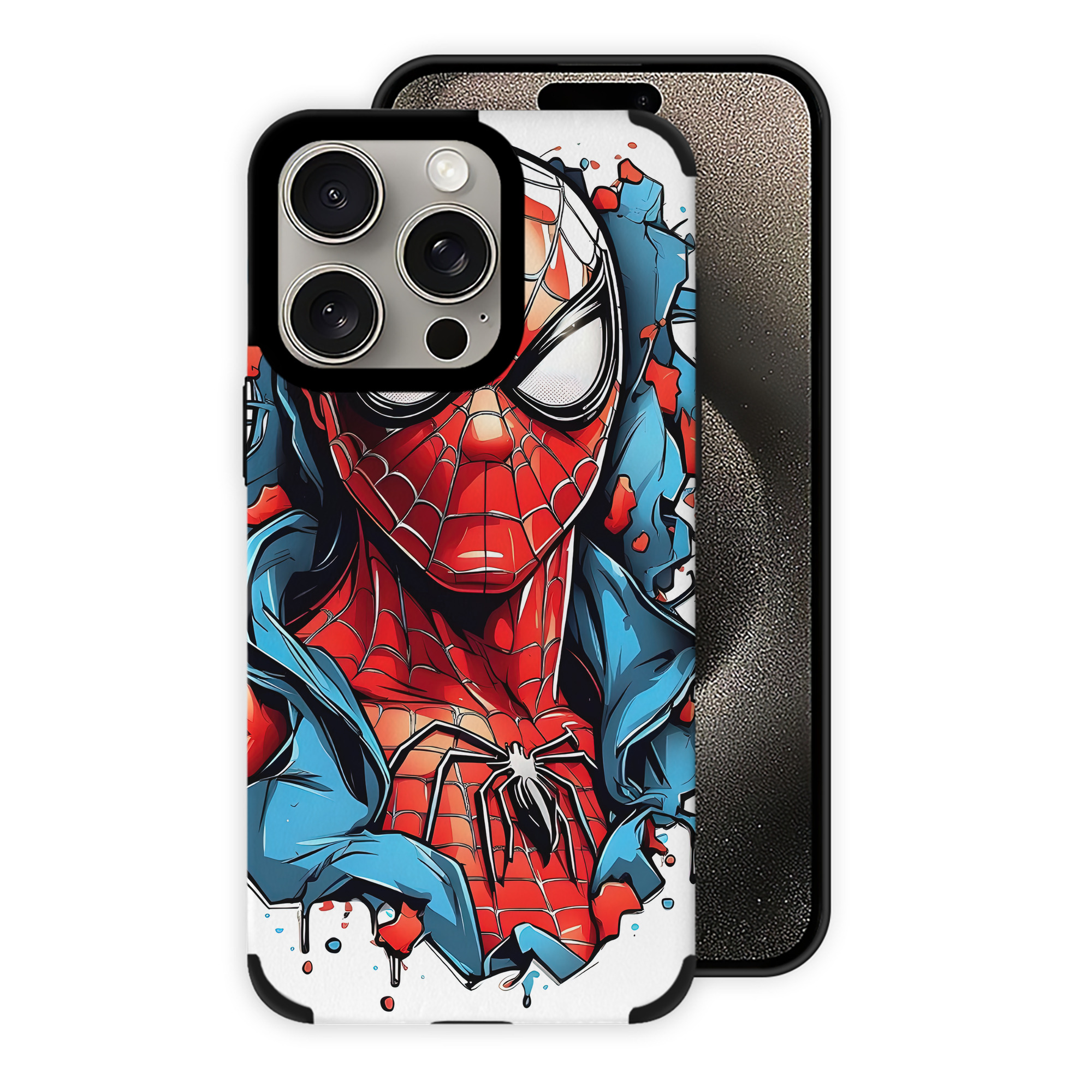 Spider Man スパイダーマン 【iPhone15ProMax対応】 PUレザー スマホケース 耐衝撃＆黄変防止