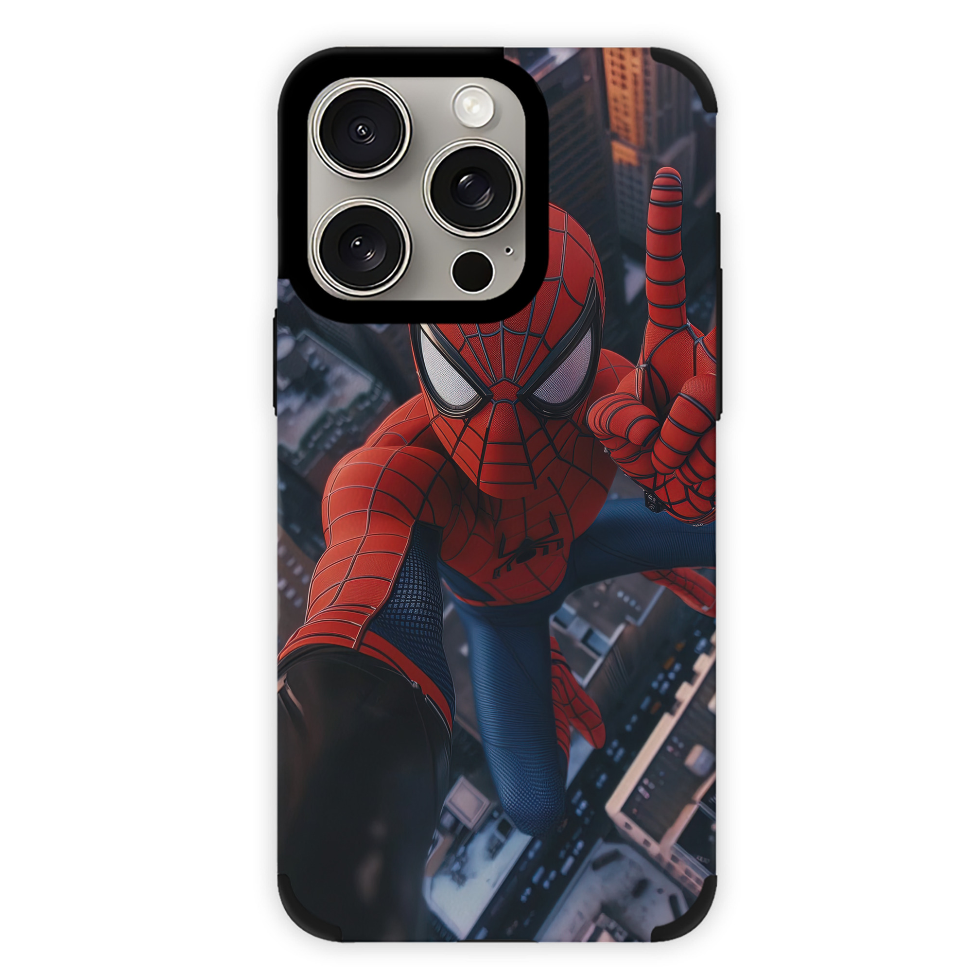 （画像用） Spider Man スパイダーマン 【iPhone15ProMax対応】 PUレザー スマホケース 耐衝撃＆黄変防止
