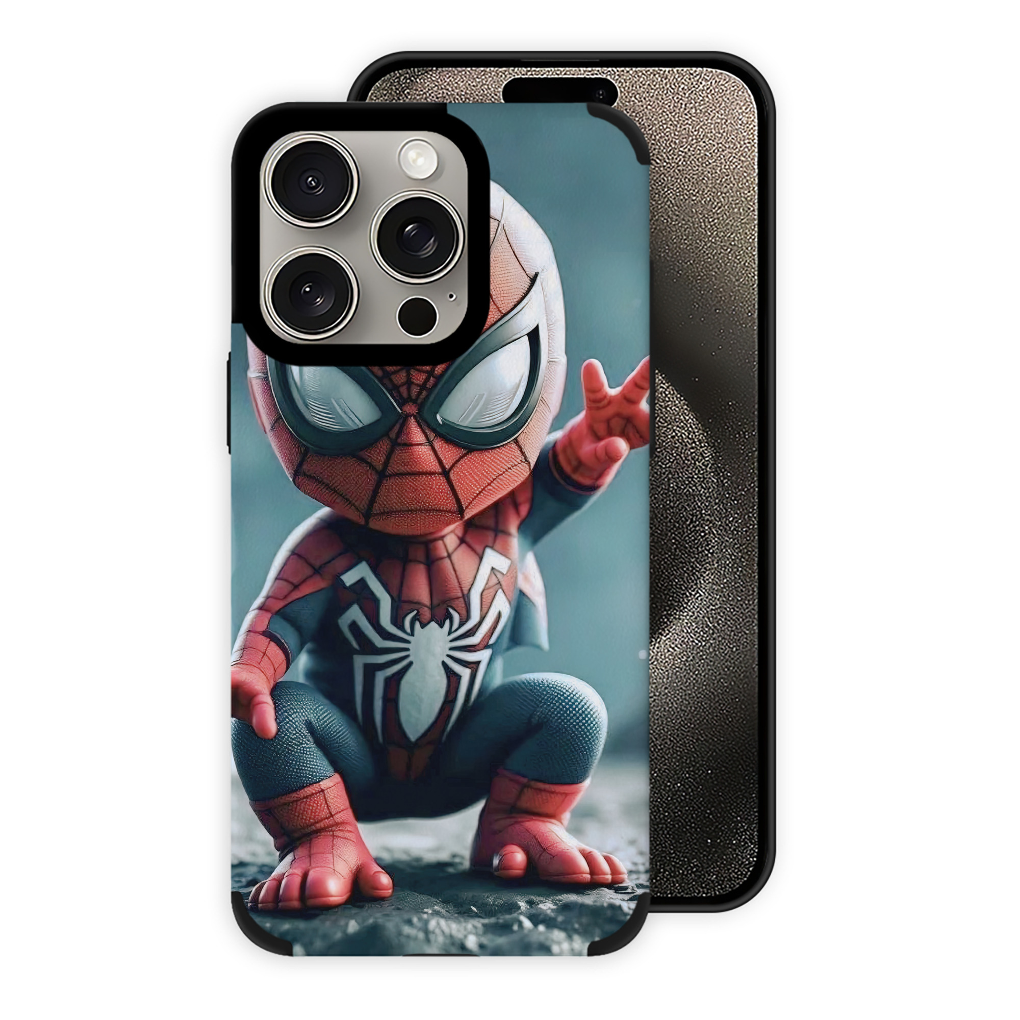 （画像用） Spider Man スパイダーマン 【iPhone15ProMax対応】 PUレザー スマホケース 耐衝撃＆黄変防止