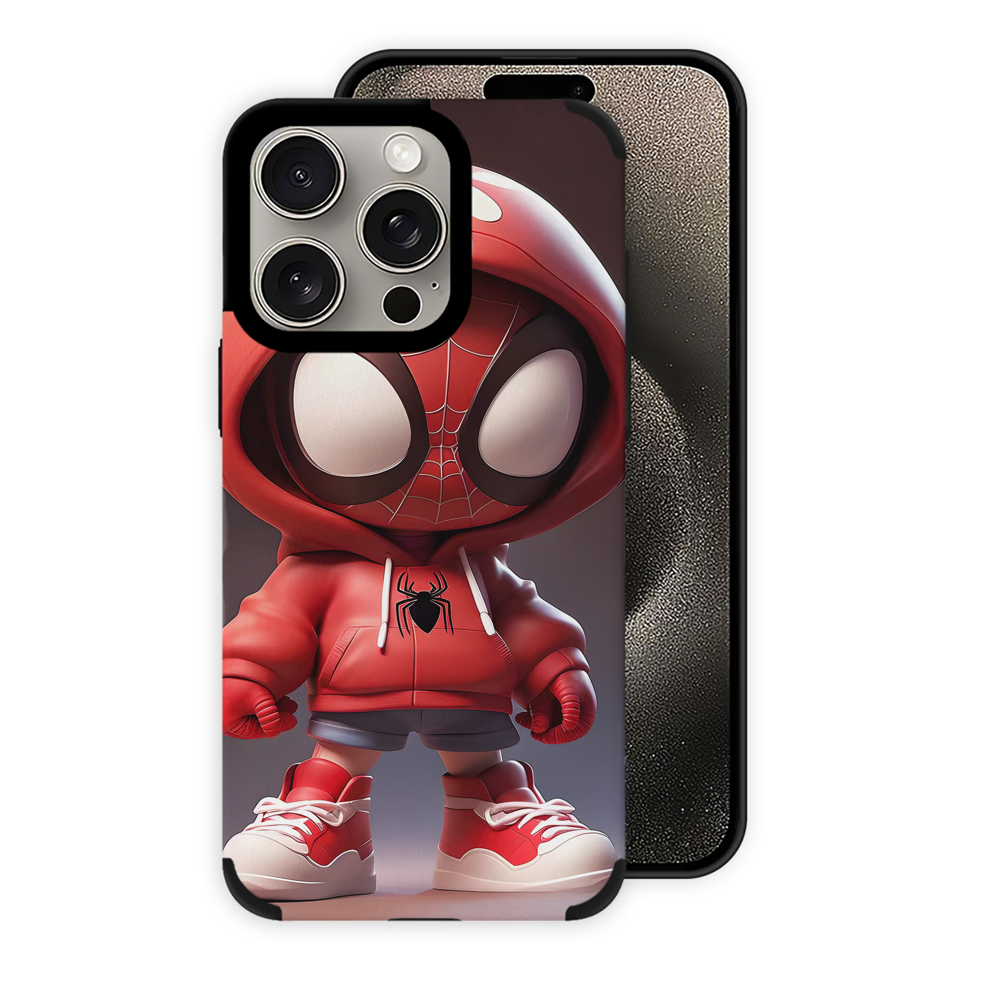 Spider Man スパイダーマン 【iPhone15ProMax対応】 PUレザー スマホケース 耐衝撃＆黄変防止