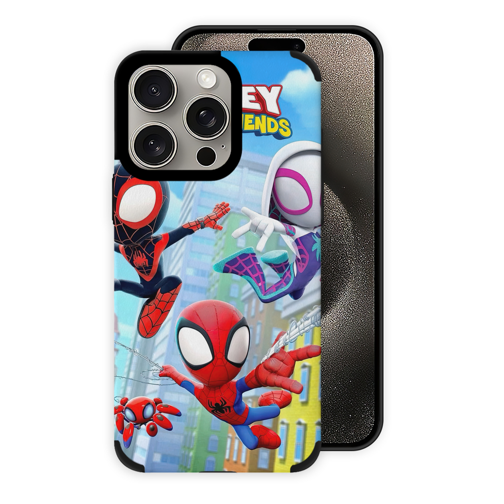 Spider Man スパイダーマン 【iPhone15ProMax対応】 PUレザー スマホケース 耐衝撃＆黄変防止