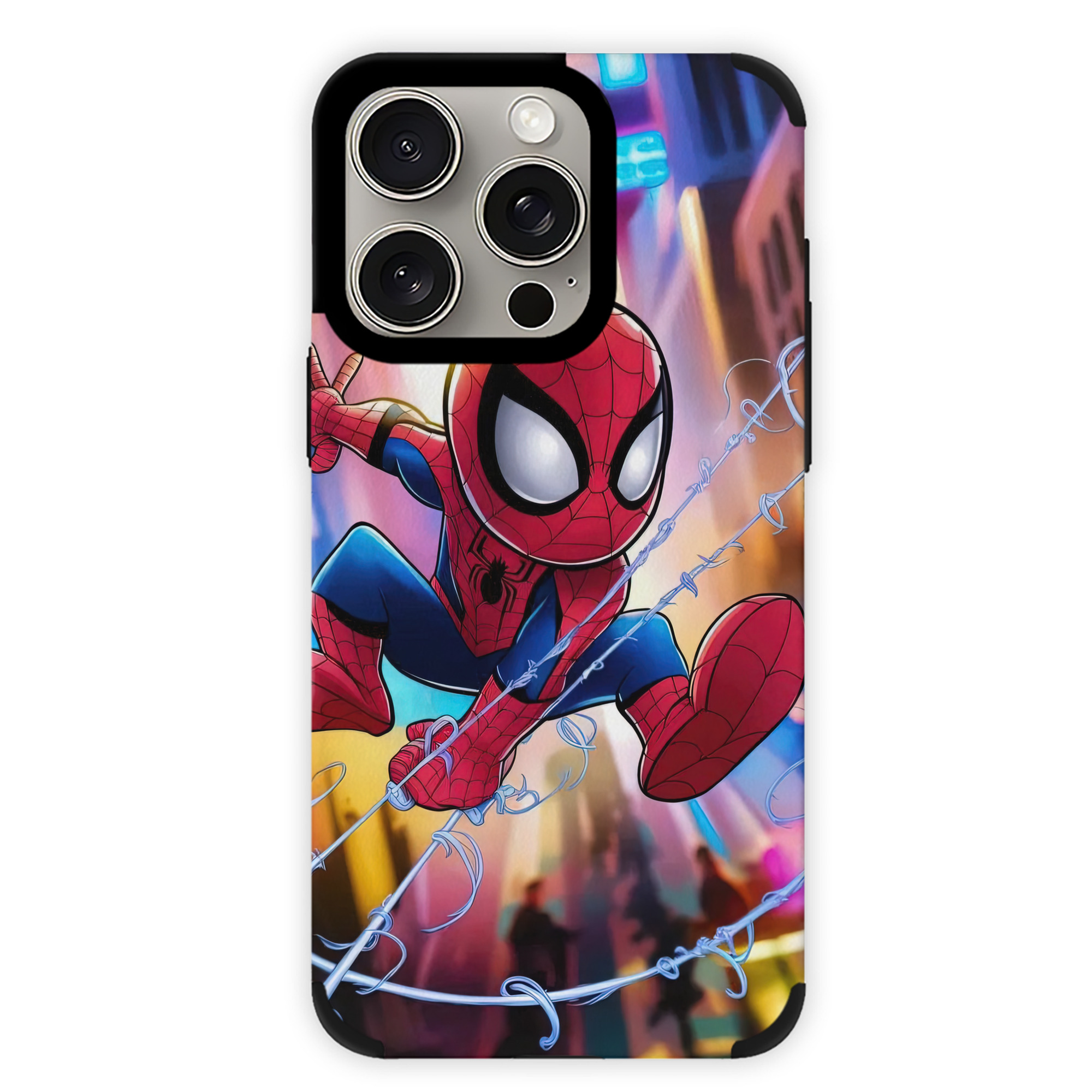 Spider Man スパイダーマン 【iPhone15ProMax対応】 PUレザー スマホケース 耐衝撃＆黄変防止