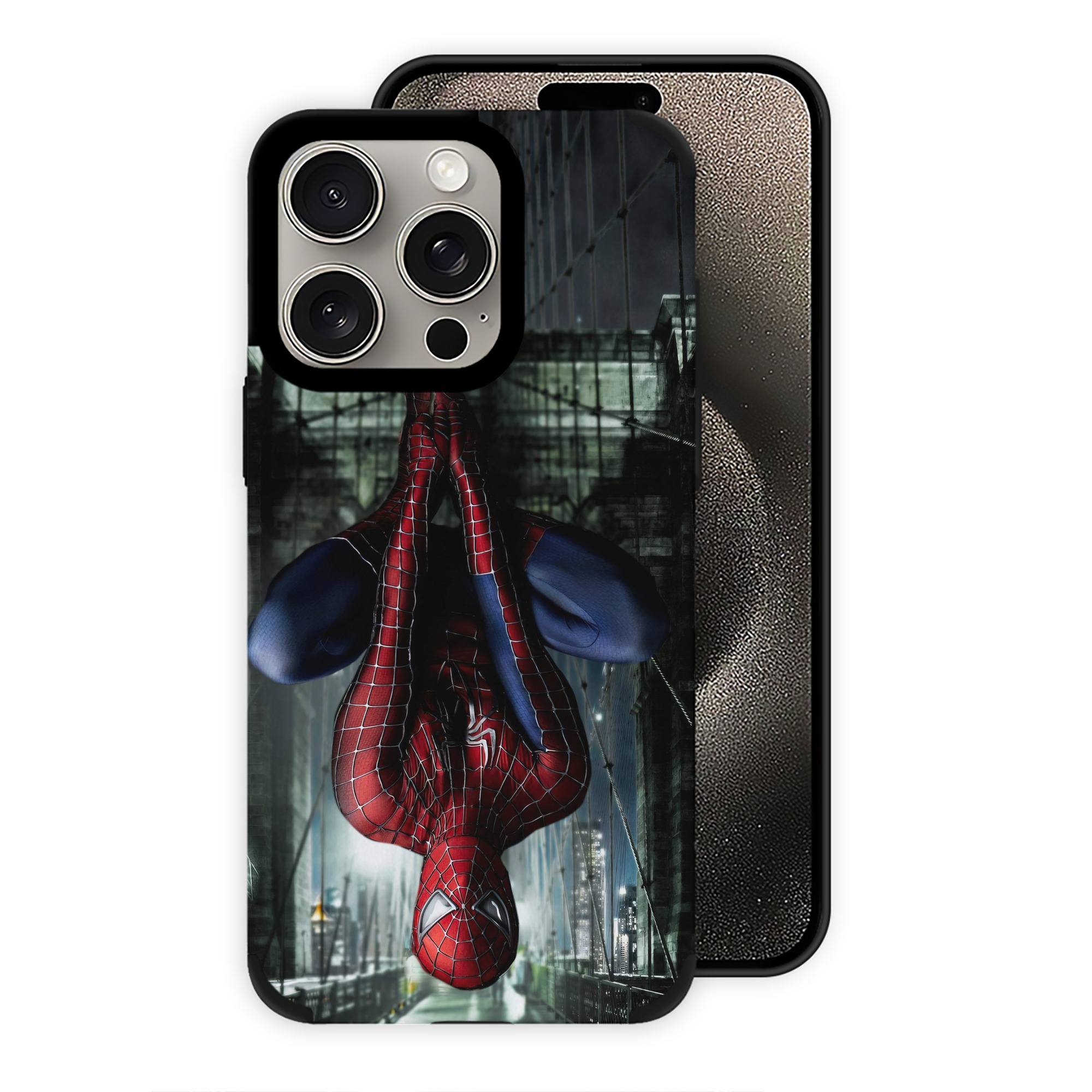 Spider Man スパイダーマン 【iPhone15ProMax対応】 PUレザー スマホケース 耐衝撃＆黄変防止