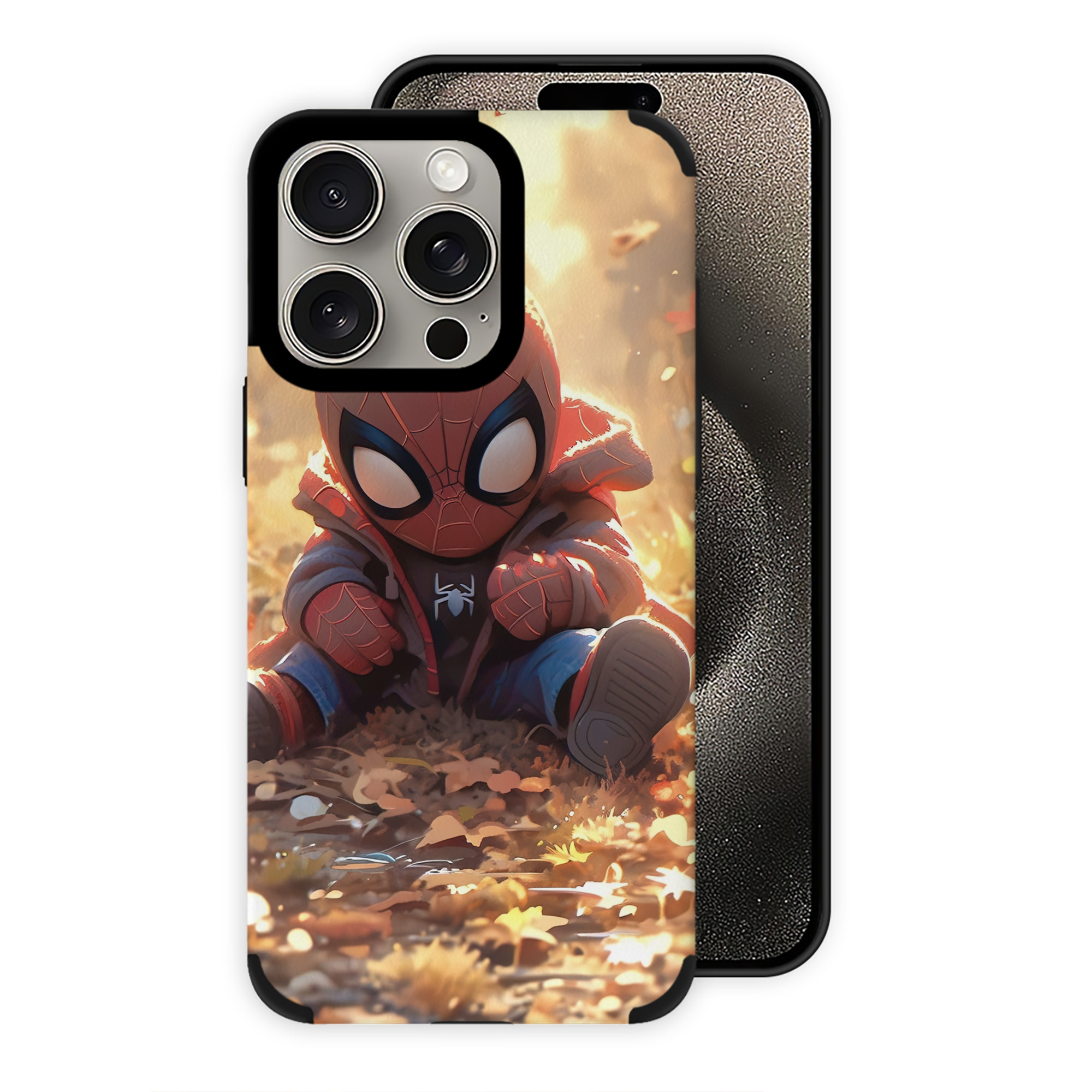 （画像用） Spider Man スパイダーマン 【iPhone15ProMax対応】 PUレザー スマホケース 耐衝撃＆黄変防止