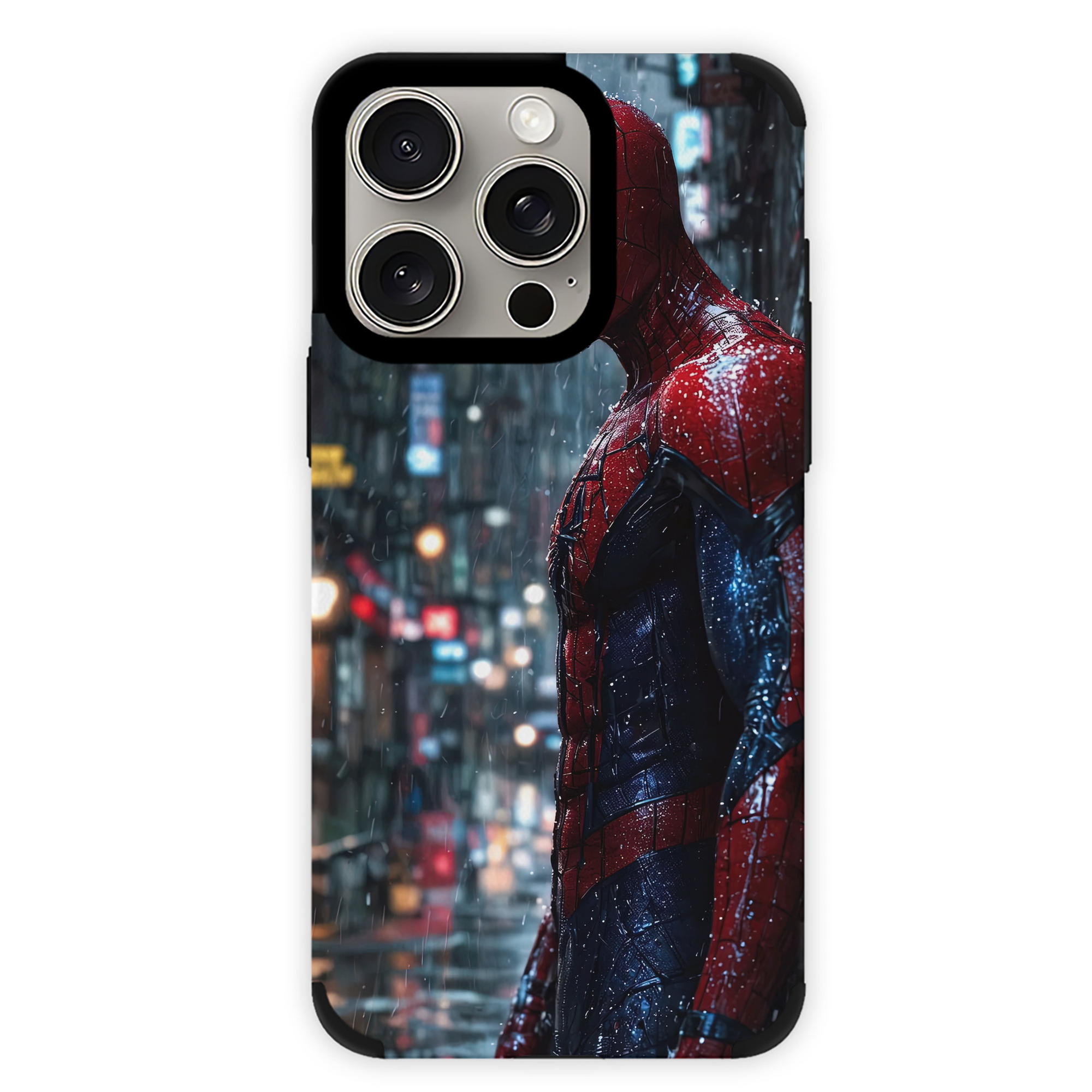 （画像用） Spider Man スパイダーマン 【iPhone15ProMax対応】 PUレザー スマホケース 耐衝撃＆黄変防止