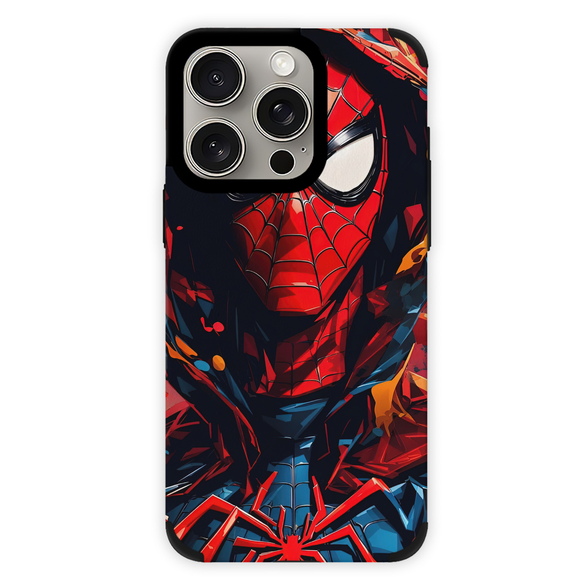 （画像用） Spider Man スパイダーマン 【iPhone15ProMax対応】 PUレザー スマホケース 耐衝撃＆黄変防止