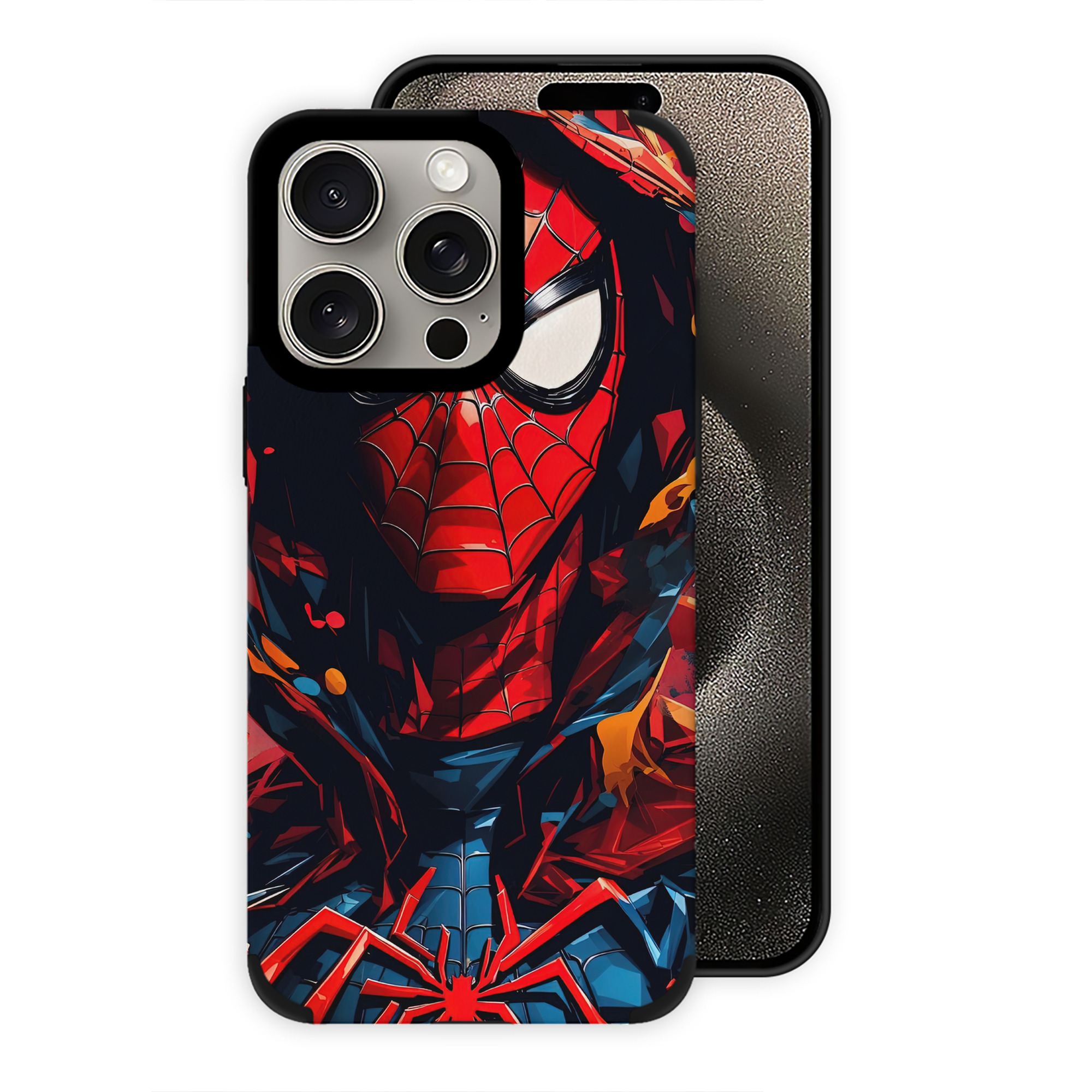 （画像用） Spider Man スパイダーマン 【iPhone15ProMax対応】 PUレザー スマホケース 耐衝撃＆黄変防止