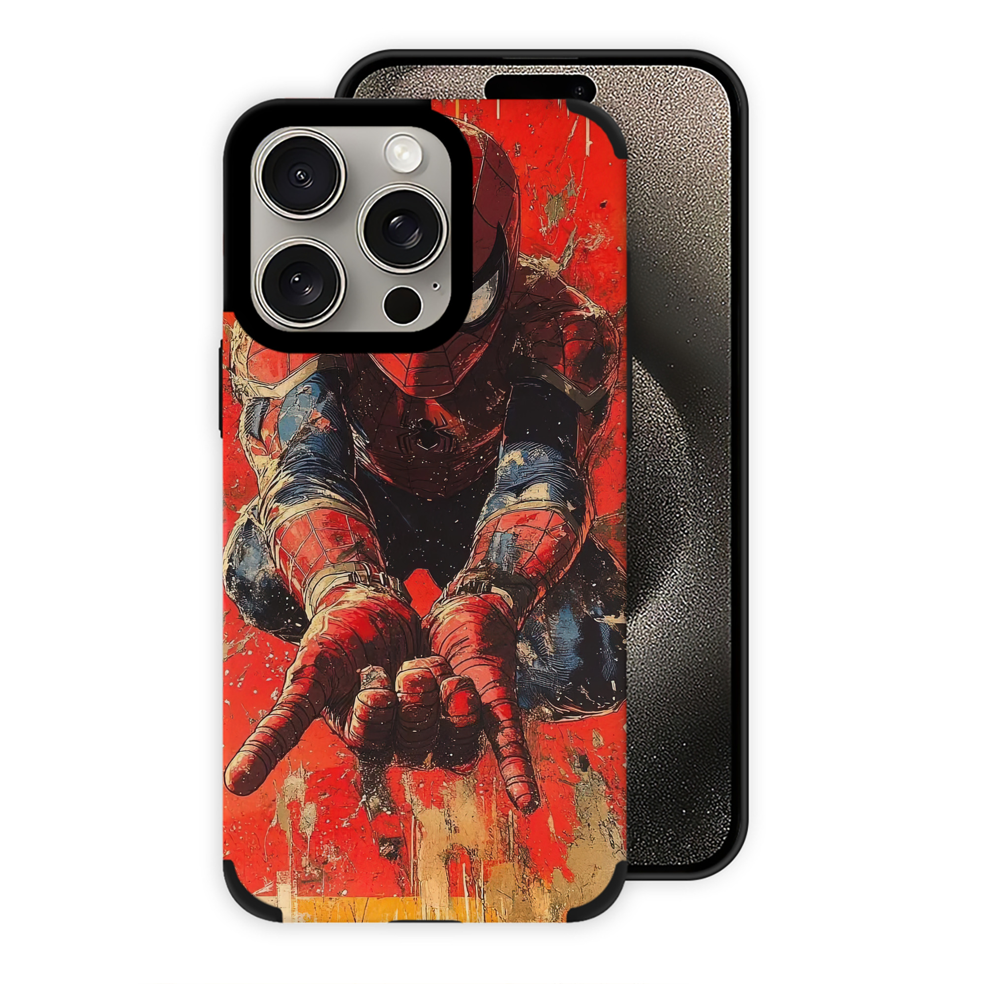 Spider Man スパイダーマン 【iPhone15ProMax対応】 PUレザー スマホケース 耐衝撃＆黄変防止
