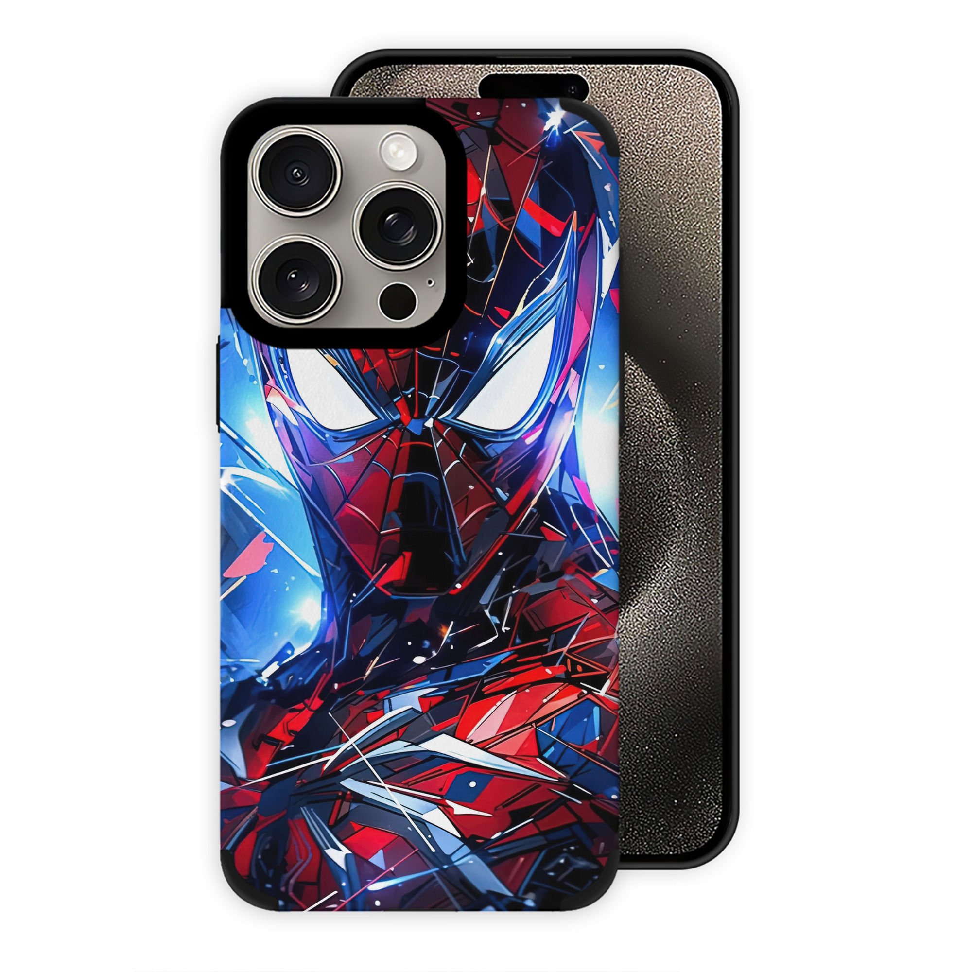 （画像用） Spider Man スパイダーマン 【iPhone15ProMax対応】 PUレザー スマホケース 耐衝撃＆黄変防止