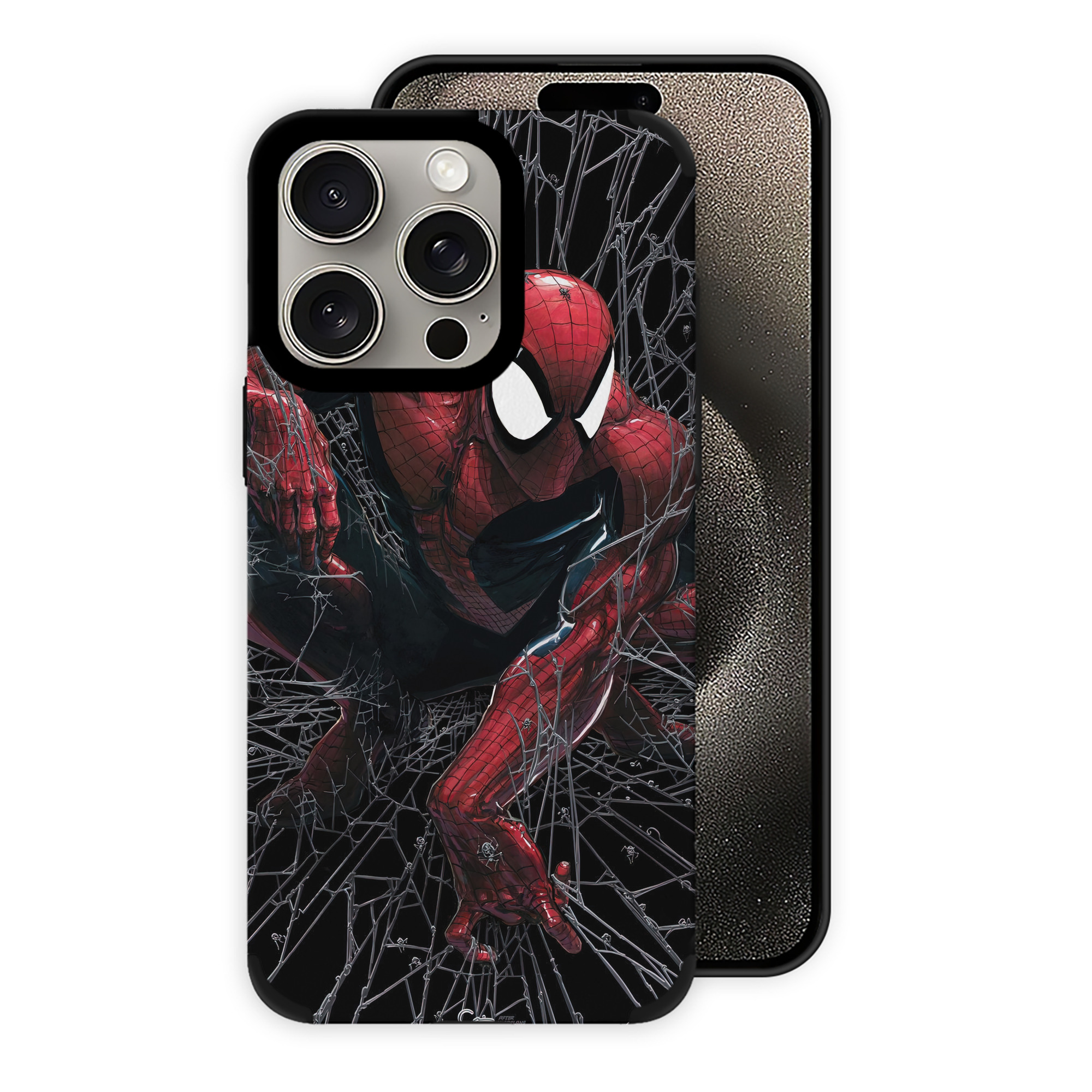Spider Man スパイダーマン 【iPhone15ProMax対応】 PUレザー スマホケース 耐衝撃＆黄変防止