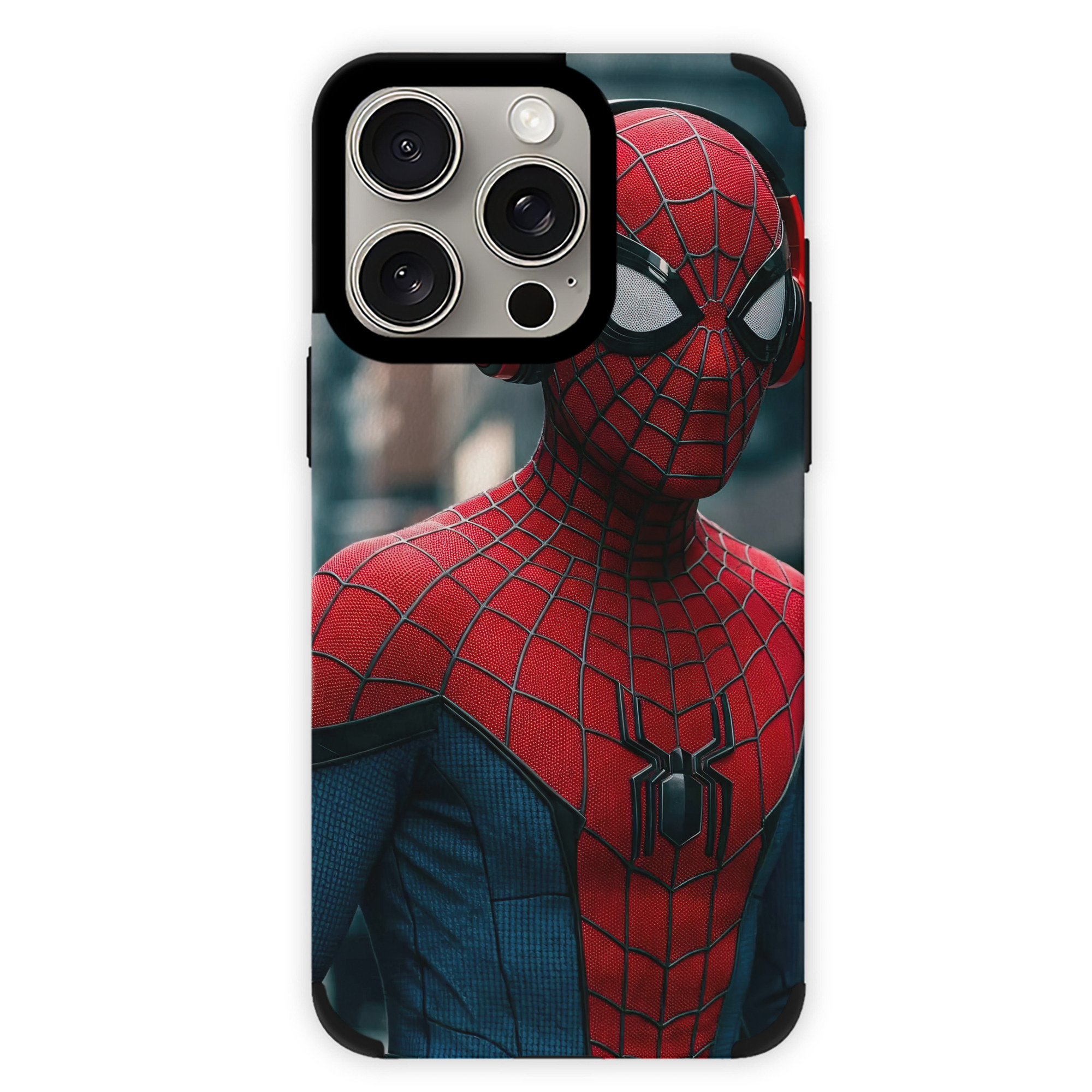 （画像用） Spider Man スパイダーマン 【iPhone15ProMax対応】 PUレザー スマホケース 耐衝撃＆黄変防止