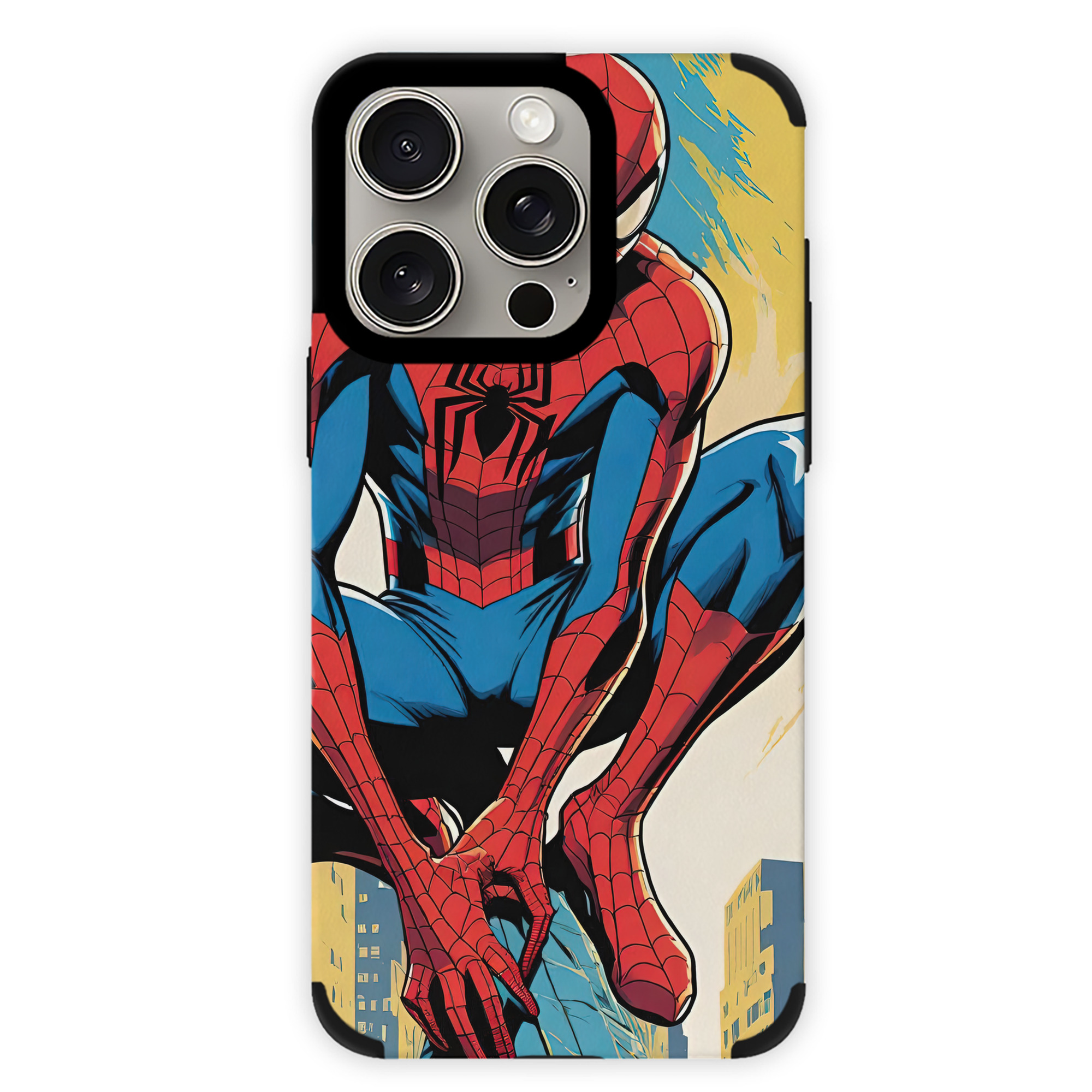 Spider Man スパイダーマン 【iPhone15ProMax対応】 PUレザー スマホケース 耐衝撃＆黄変防止