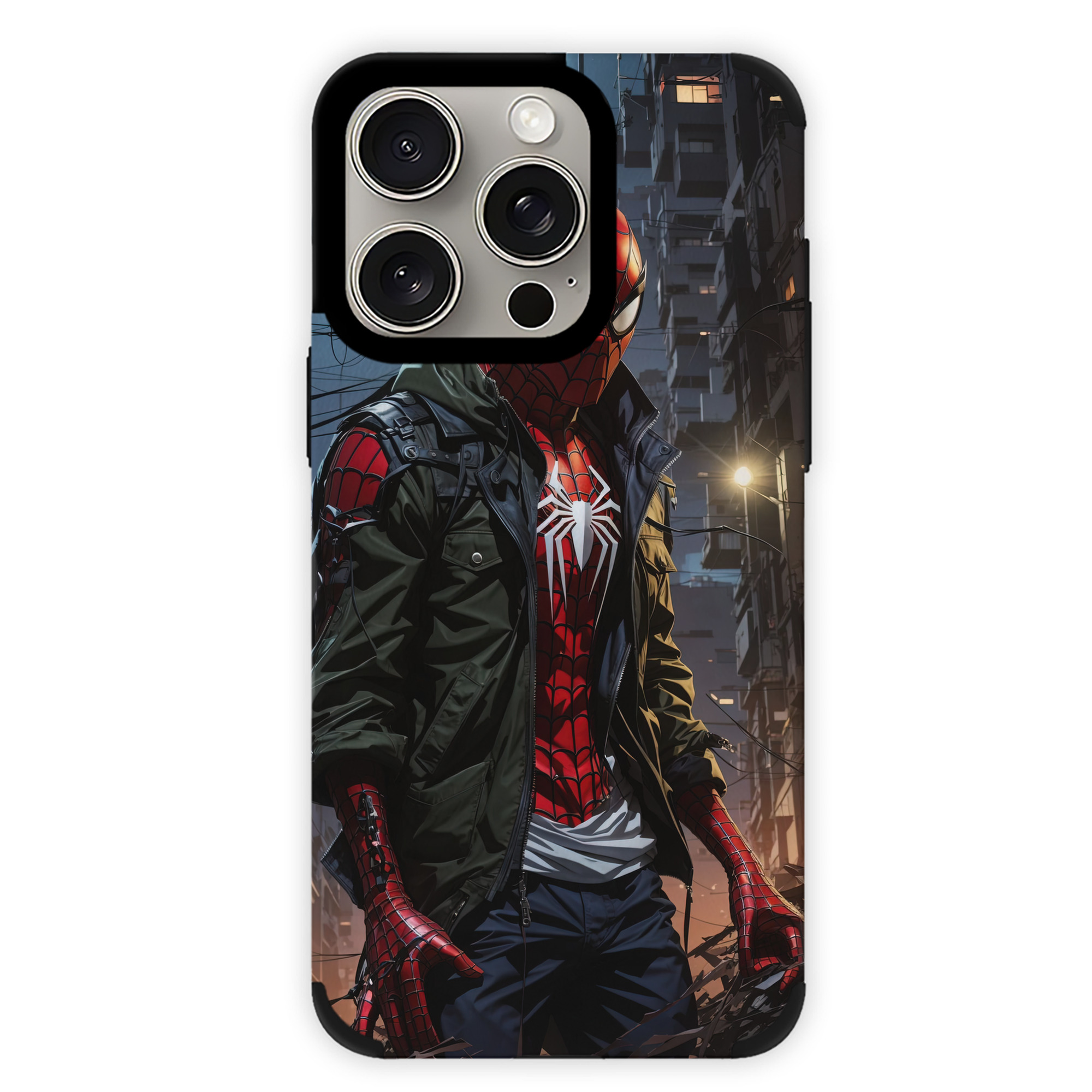 Spider Man スパイダーマン 【iPhone15ProMax対応】 PUレザー スマホケース 耐衝撃＆黄変防止