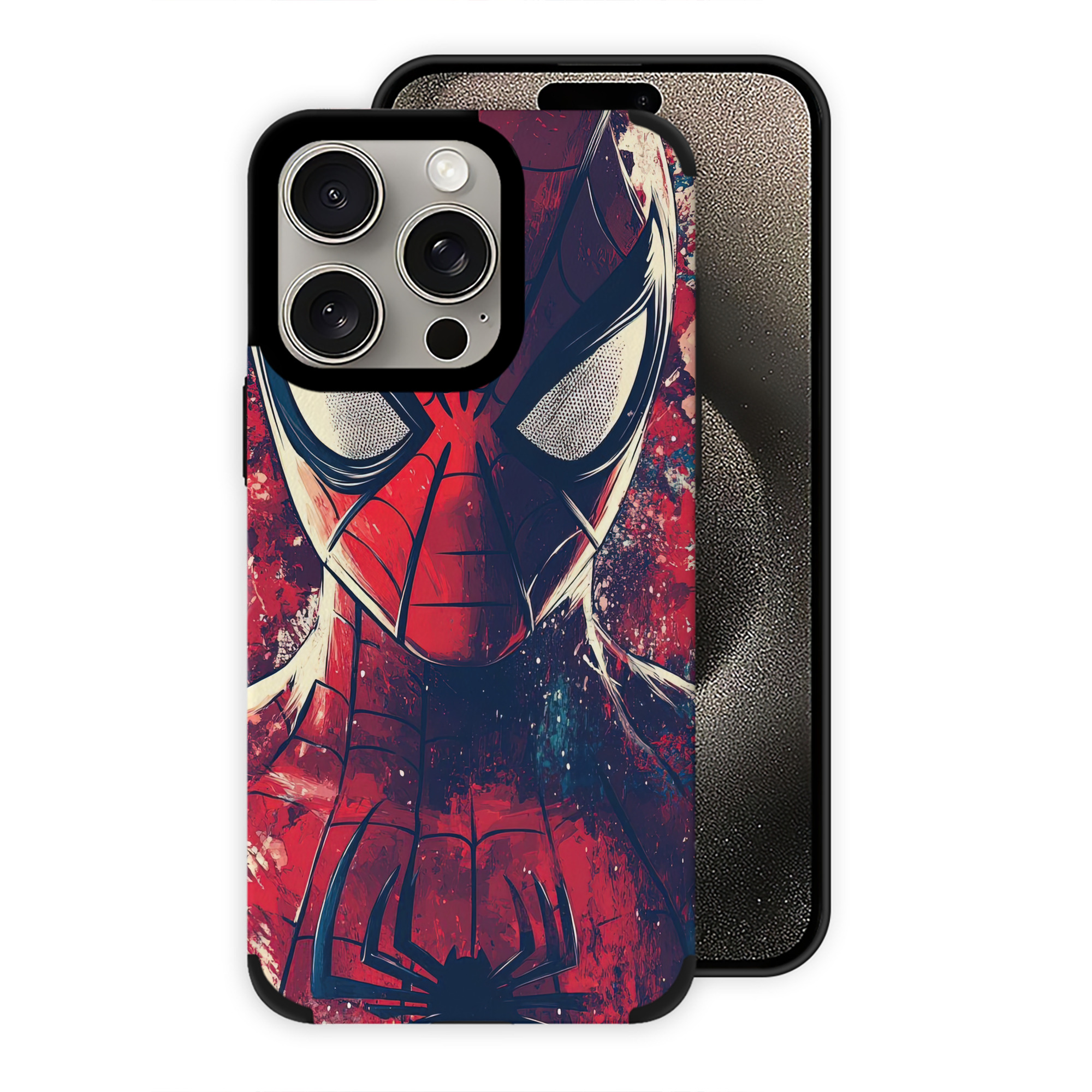 （画像用） Spider Man スパイダーマン 【iPhone15ProMax対応】 PUレザー スマホケース 耐衝撃＆黄変防止