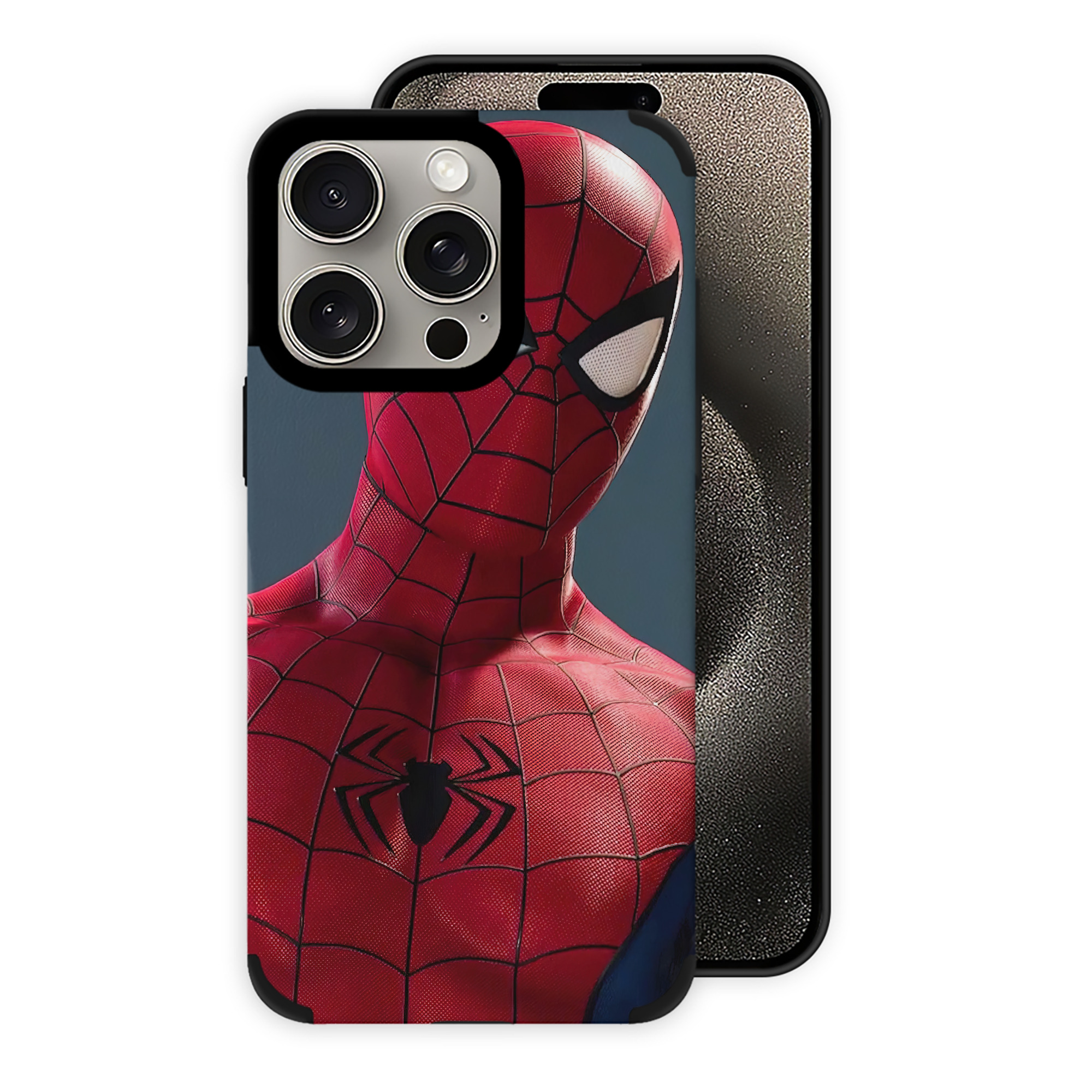 （画像用） Spider Man スパイダーマン 【iPhone15ProMax対応】 PUレザー スマホケース 耐衝撃＆黄変防止