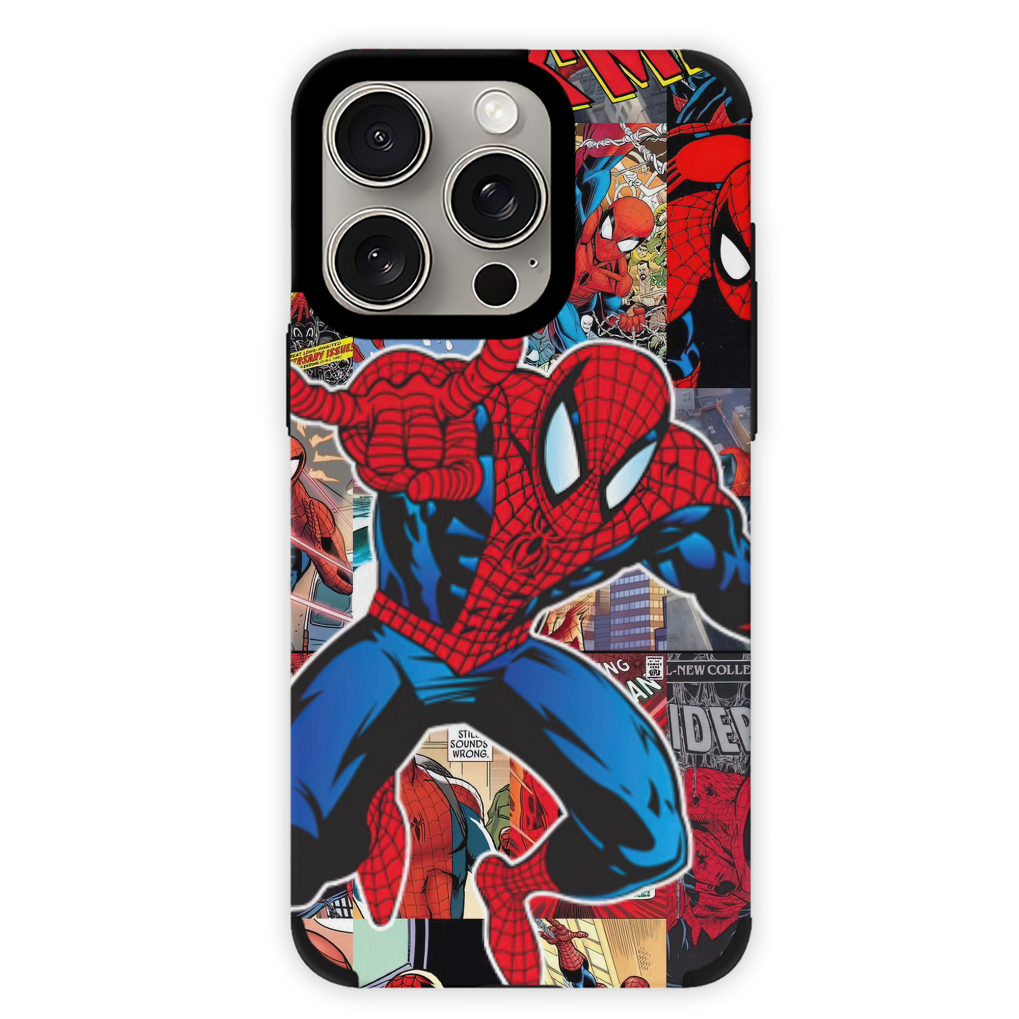 Spider Man スパイダーマン 【iPhone15ProMax対応】 PUレザー スマホケース 耐衝撃＆黄変防止