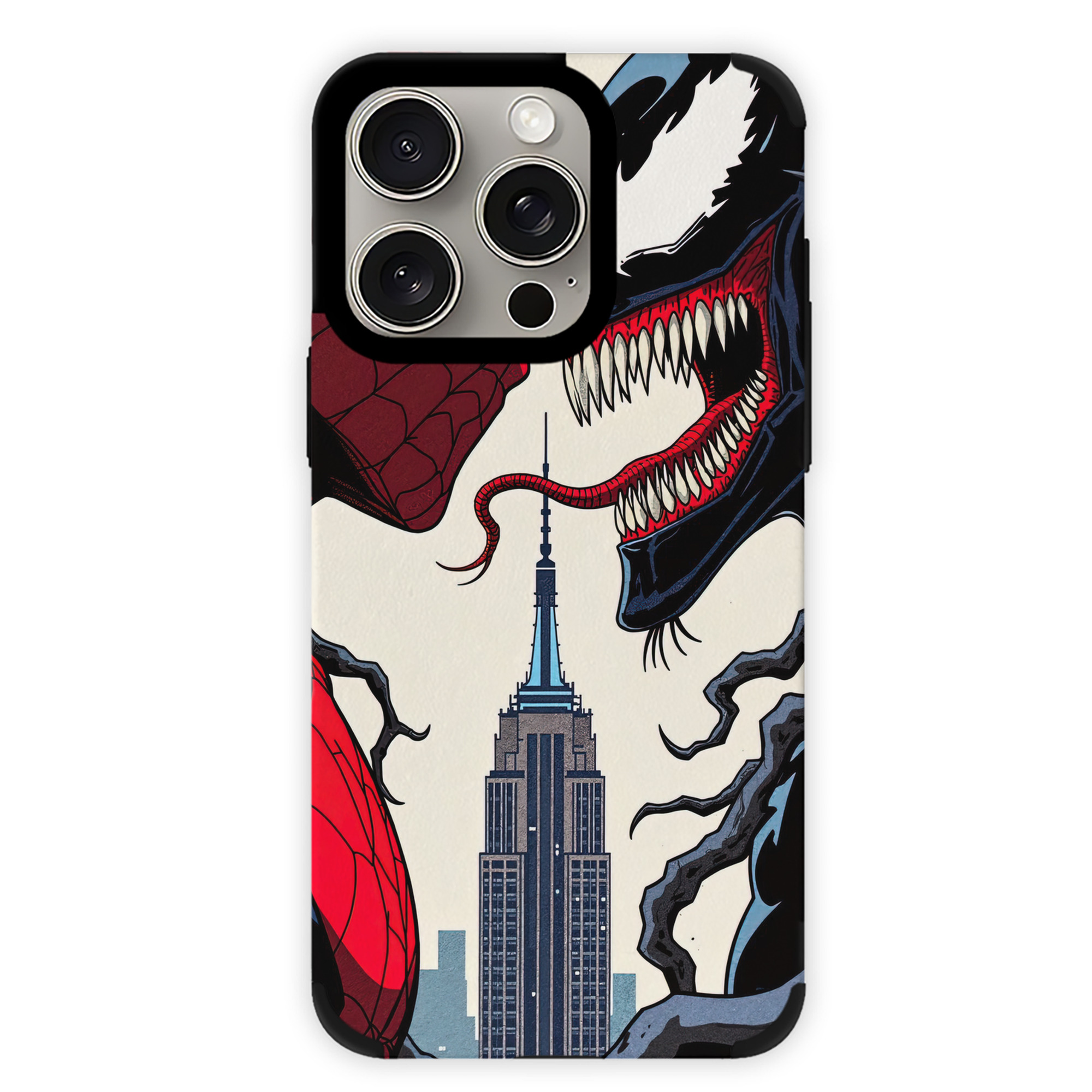 （画像用） Spider Man スパイダーマン 【iPhone15ProMax対応】 PUレザー スマホケース 耐衝撃＆黄変防止