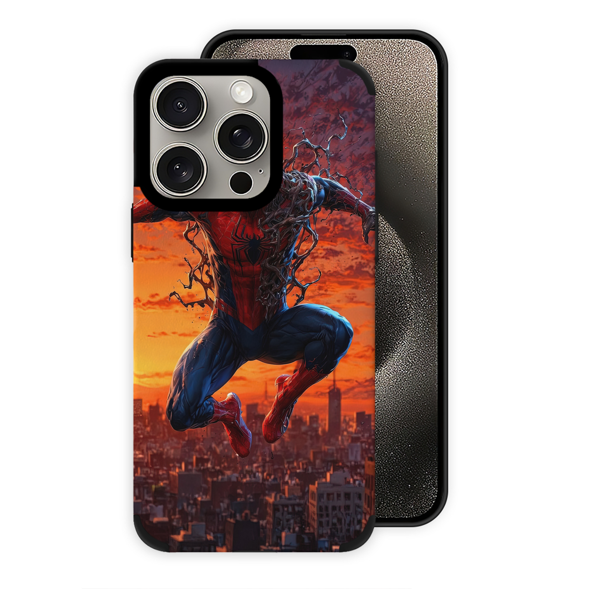 Spider Man スパイダーマン 【iPhone15ProMax対応】 PUレザー スマホケース 耐衝撃＆黄変防止