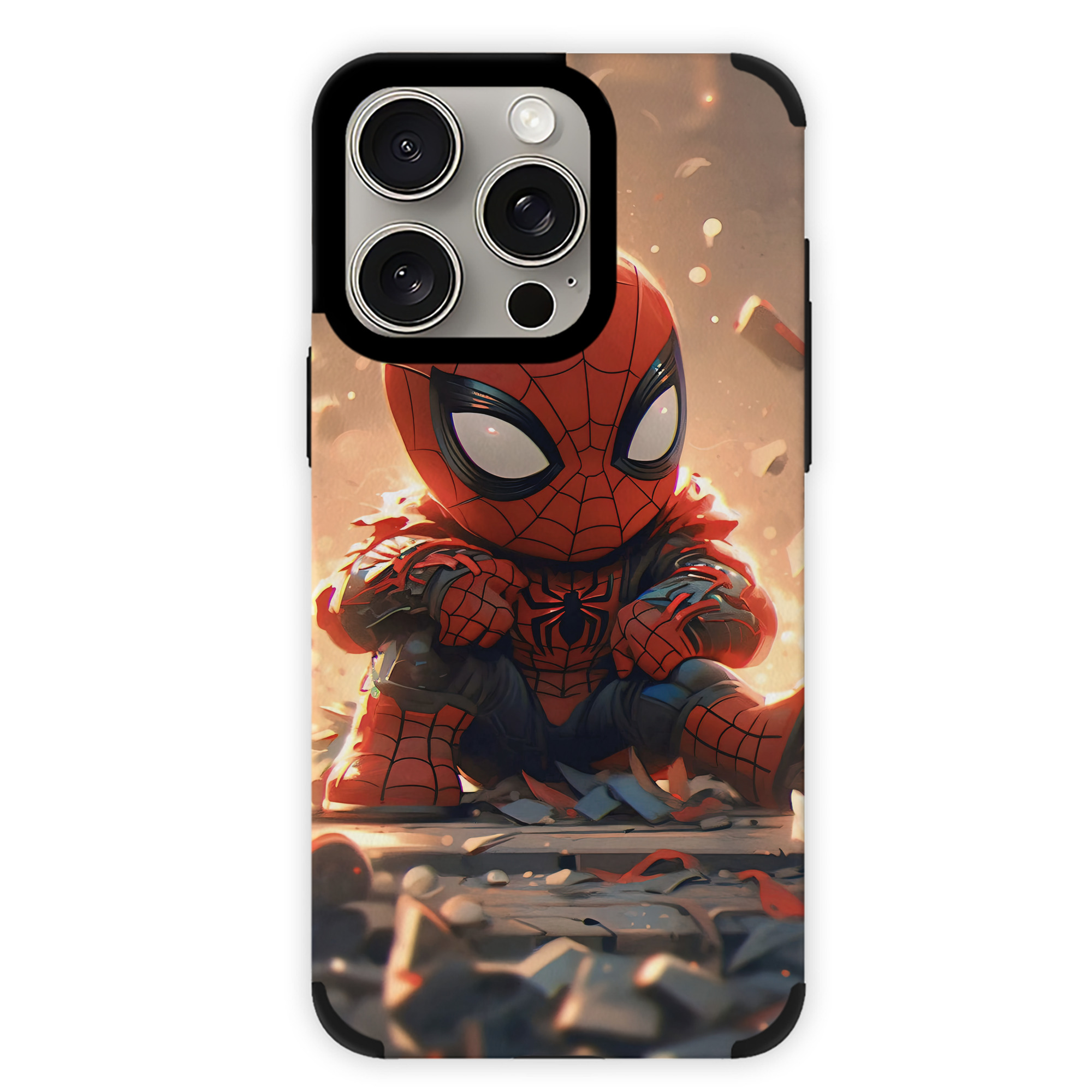 （画像用） Spider Man スパイダーマン 【iPhone15ProMax対応】 PUレザー スマホケース 耐衝撃＆黄変防止