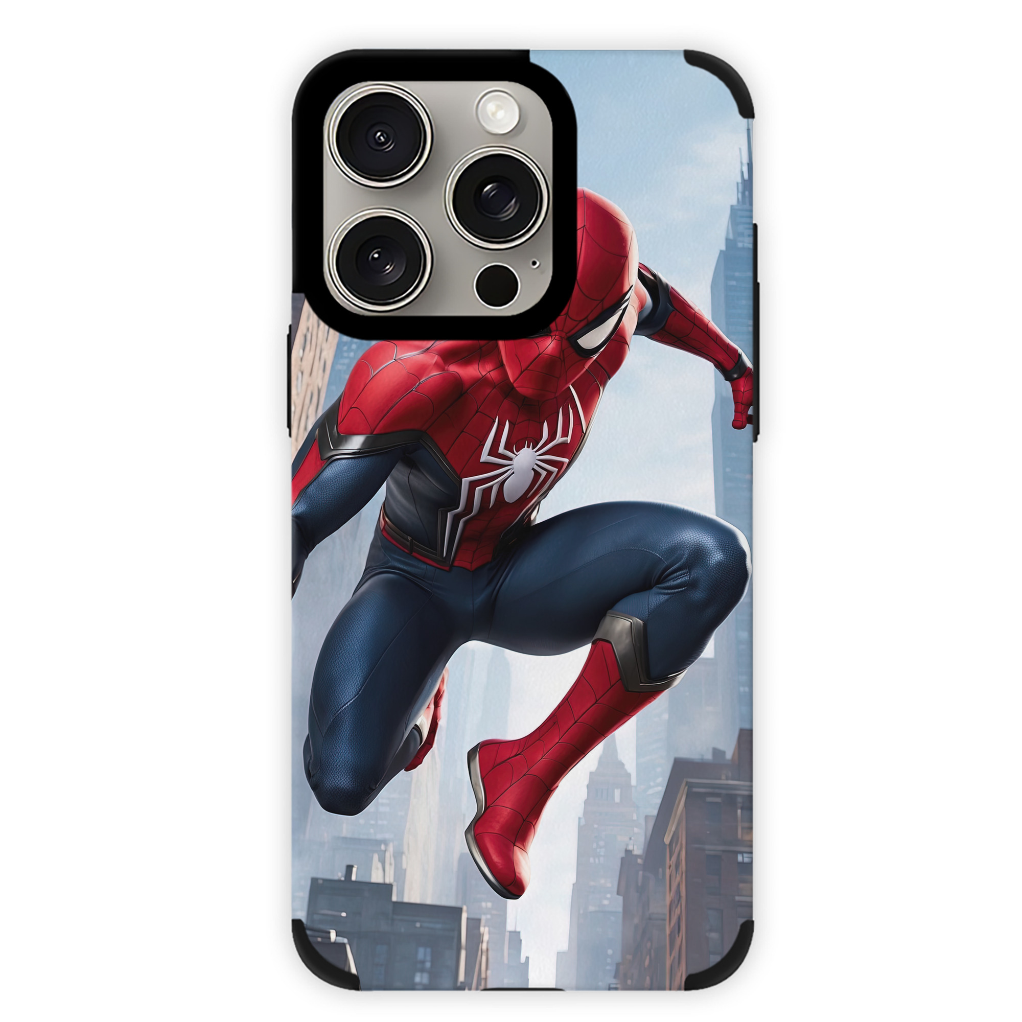 Spider Man スパイダーマン 【iPhone15ProMax対応】 PUレザー スマホケース 耐衝撃＆黄変防止