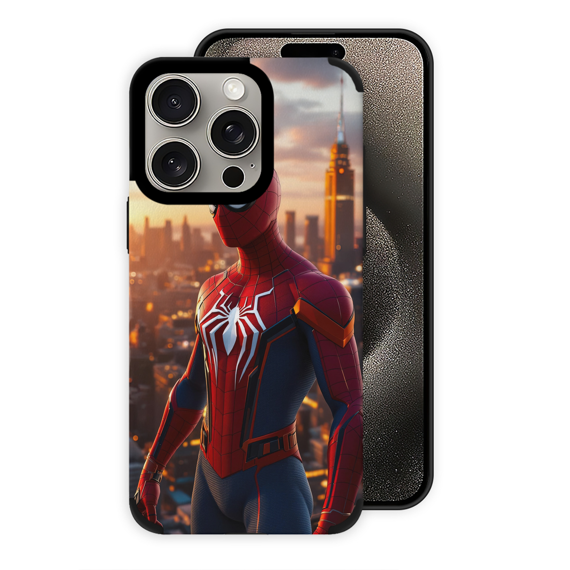 Spider Man スパイダーマン 【iPhone15ProMax対応】 PUレザー スマホケース 耐衝撃＆黄変防止