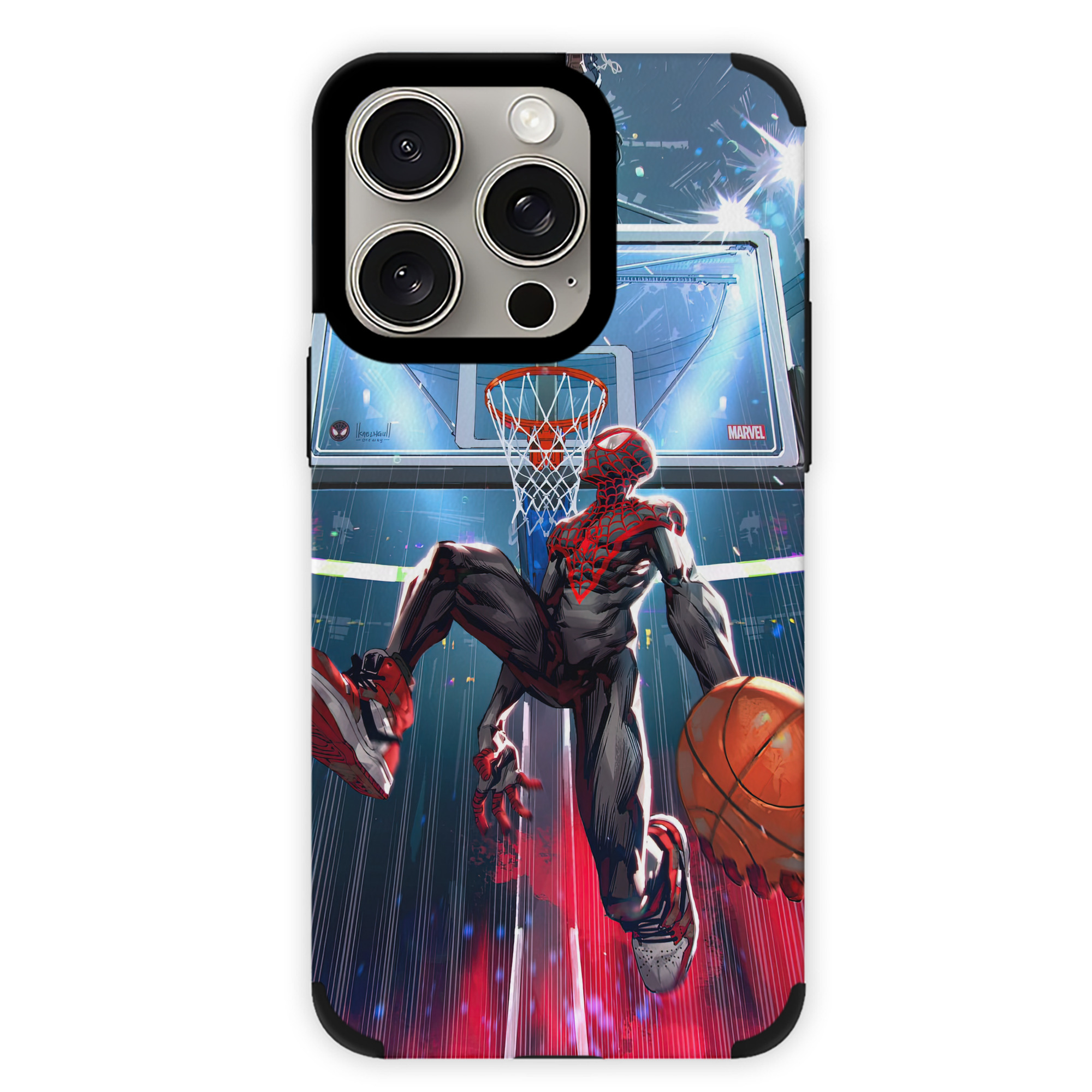 Spider Man スパイダーマン 【iPhone15ProMax対応】 PUレザー スマホケース 耐衝撃＆黄変防止