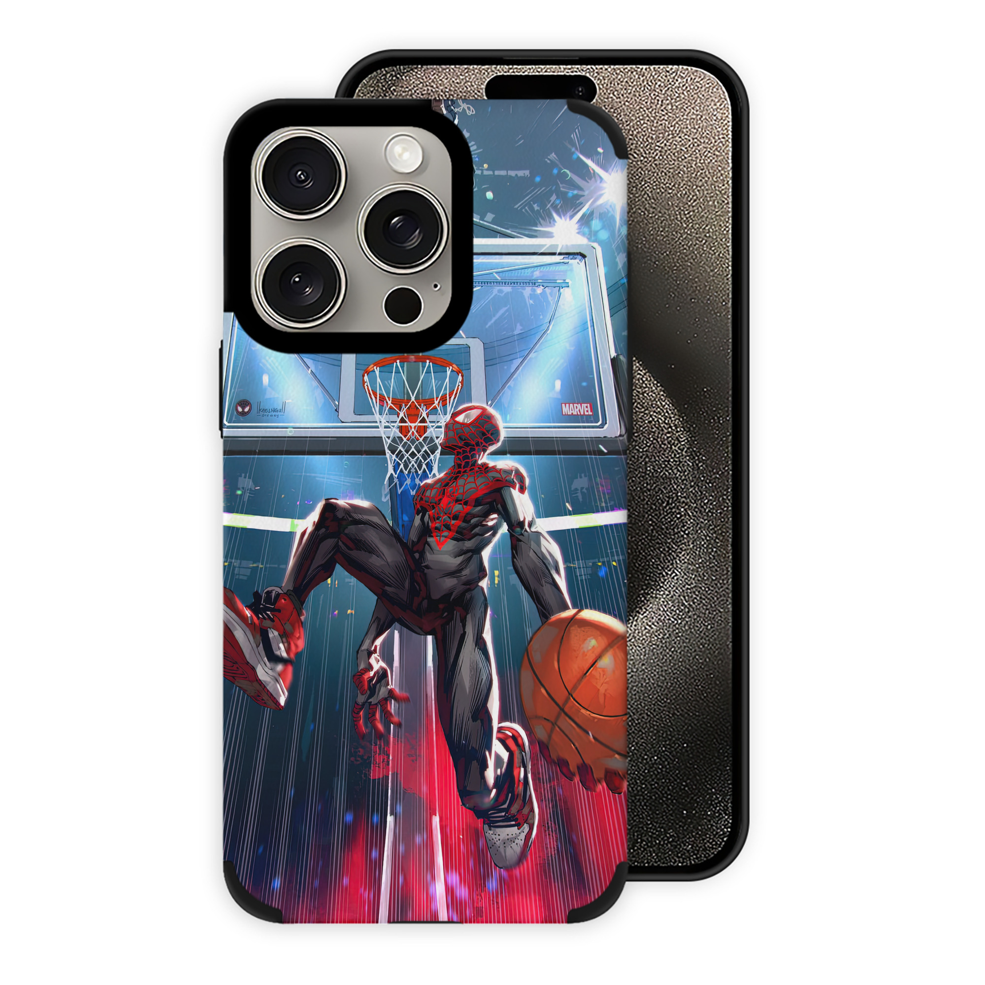 Spider Man スパイダーマン 【iPhone15ProMax対応】 PUレザー スマホケース 耐衝撃＆黄変防止