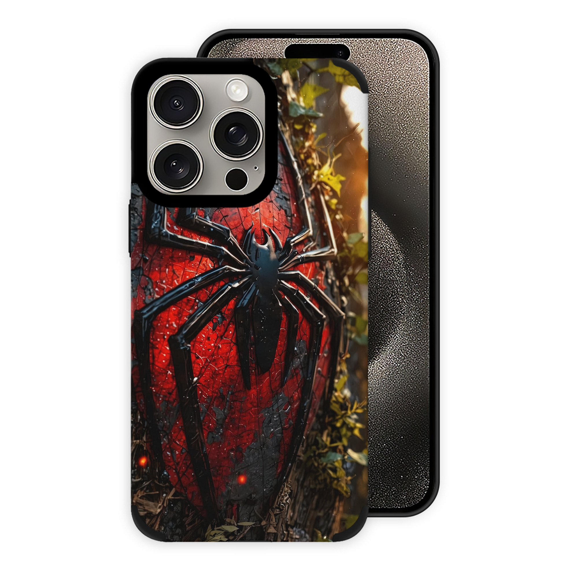 Spider Man スパイダーマン 【iPhone15ProMax対応】 PUレザー スマホケース 耐衝撃＆黄変防止