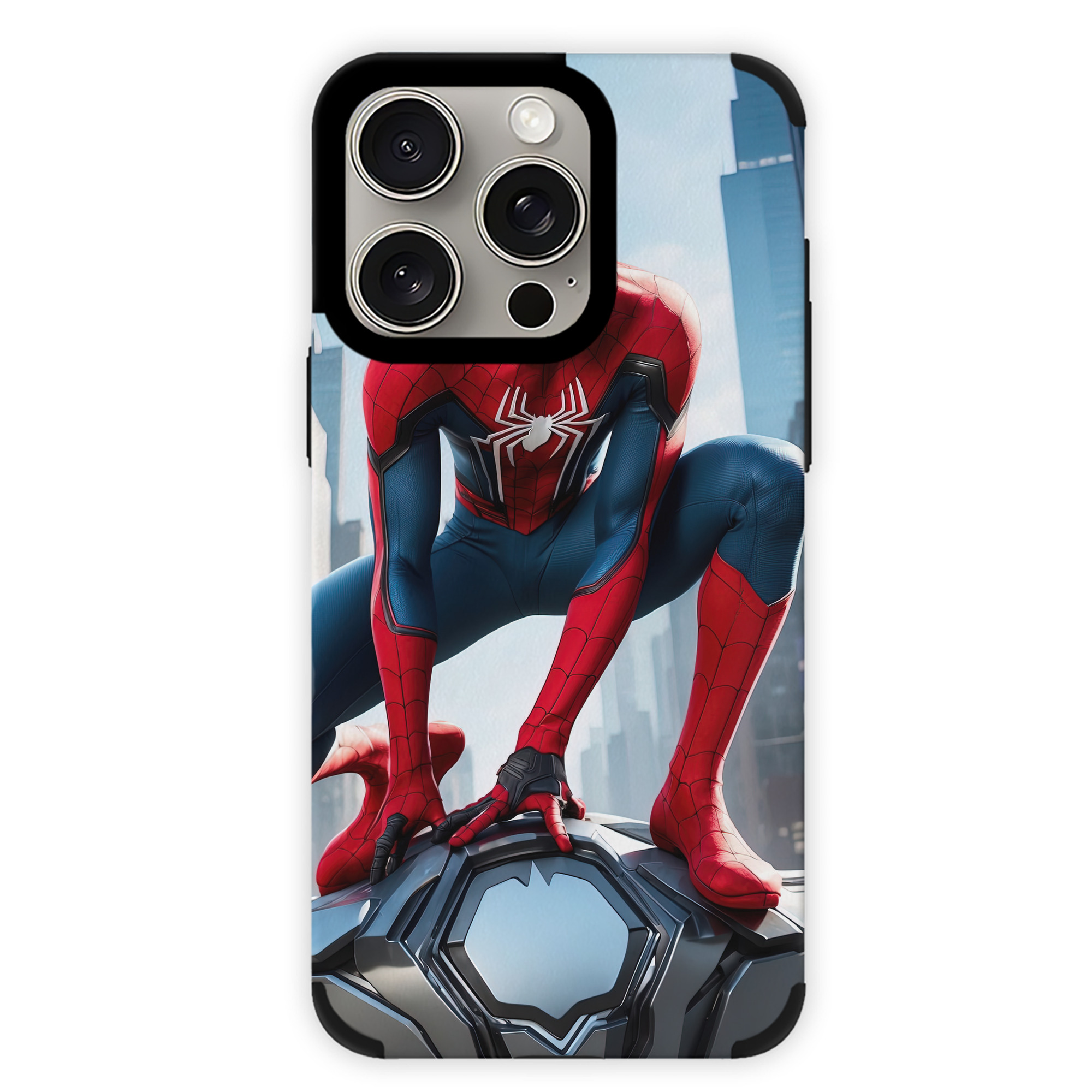 Spider Man スパイダーマン 【iPhone15ProMax対応】 PUレザー スマホケース 耐衝撃＆黄変防止