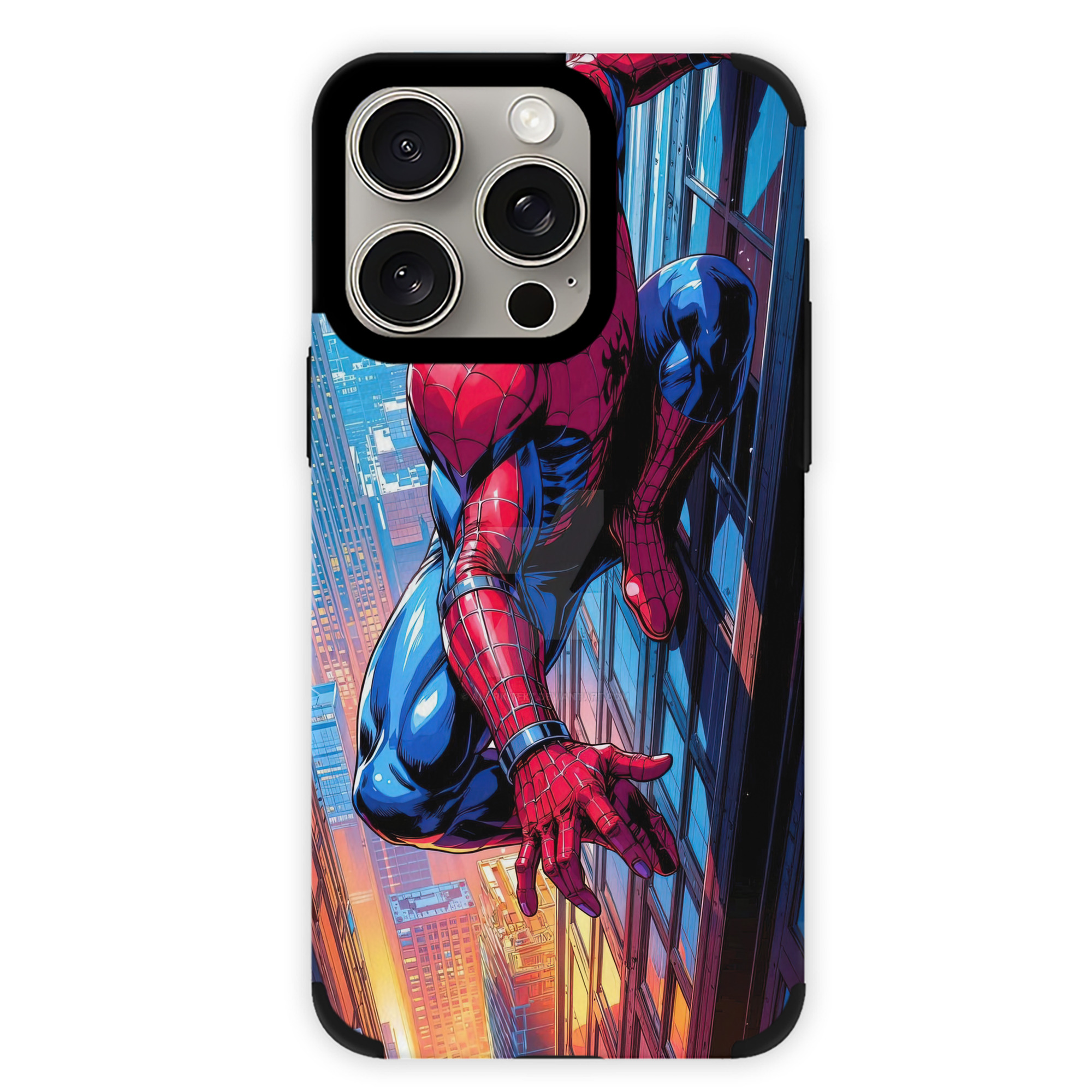Spider Man スパイダーマン 【iPhone15ProMax対応】 PUレザー スマホケース 耐衝撃＆黄変防止