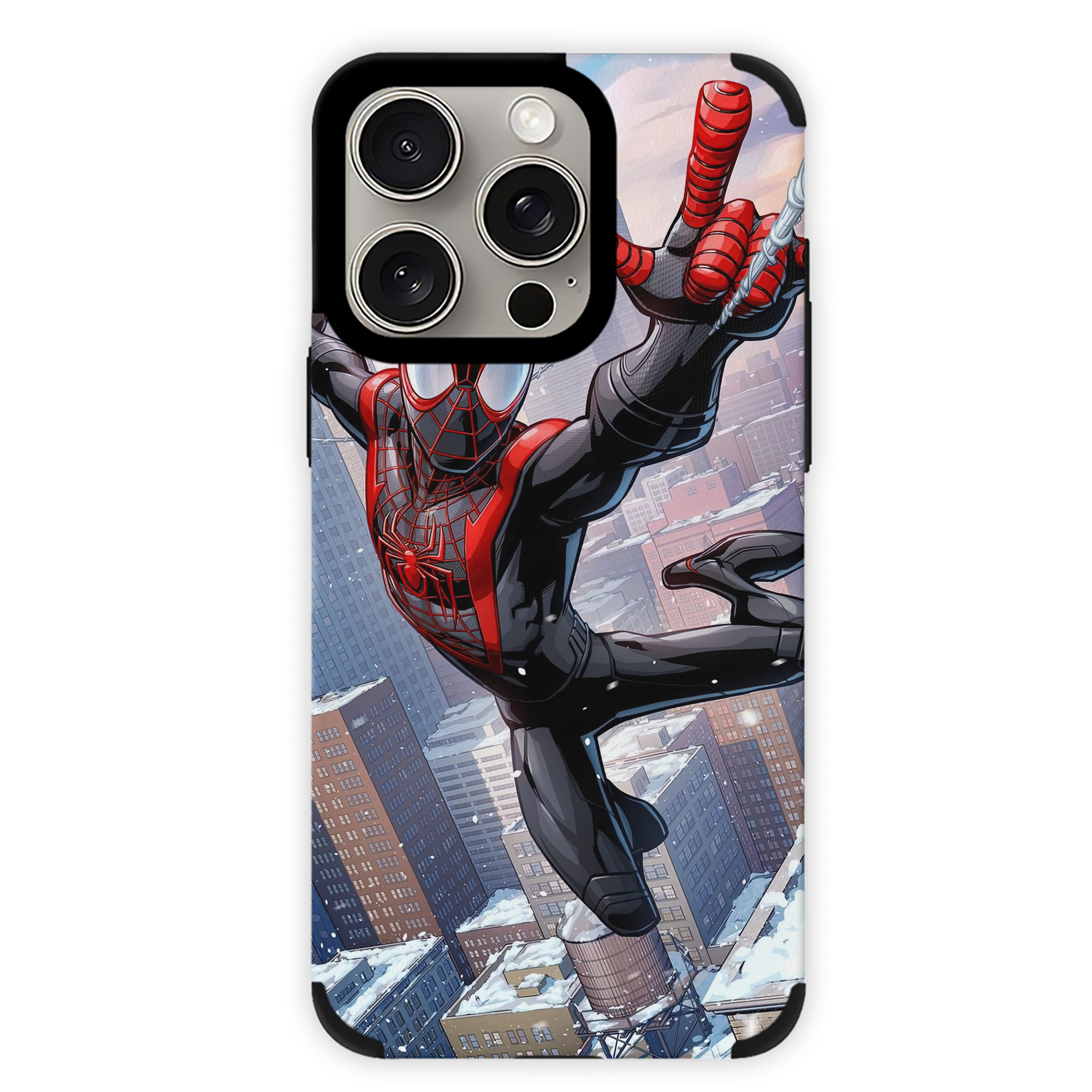 Spider Man スパイダーマン 【iPhone15ProMax対応】 PUレザー スマホケース 耐衝撃＆黄変防止