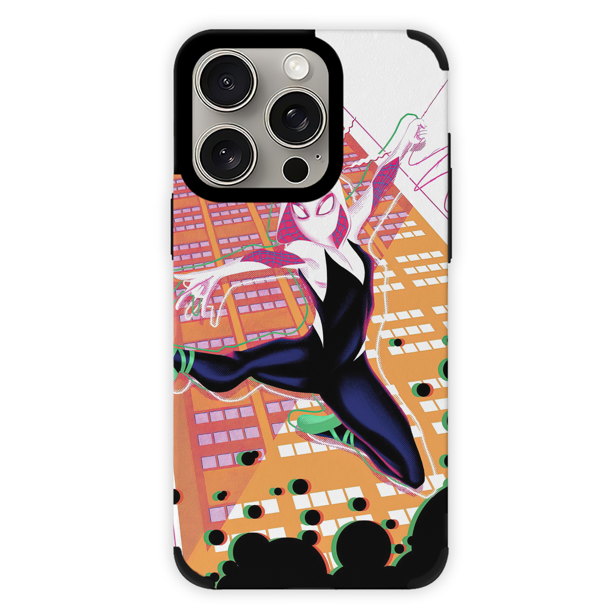 （画像用） Spider Man スパイダーマン 【iPhone15ProMax対応】 PUレザー スマホケース 耐衝撃＆黄変防止