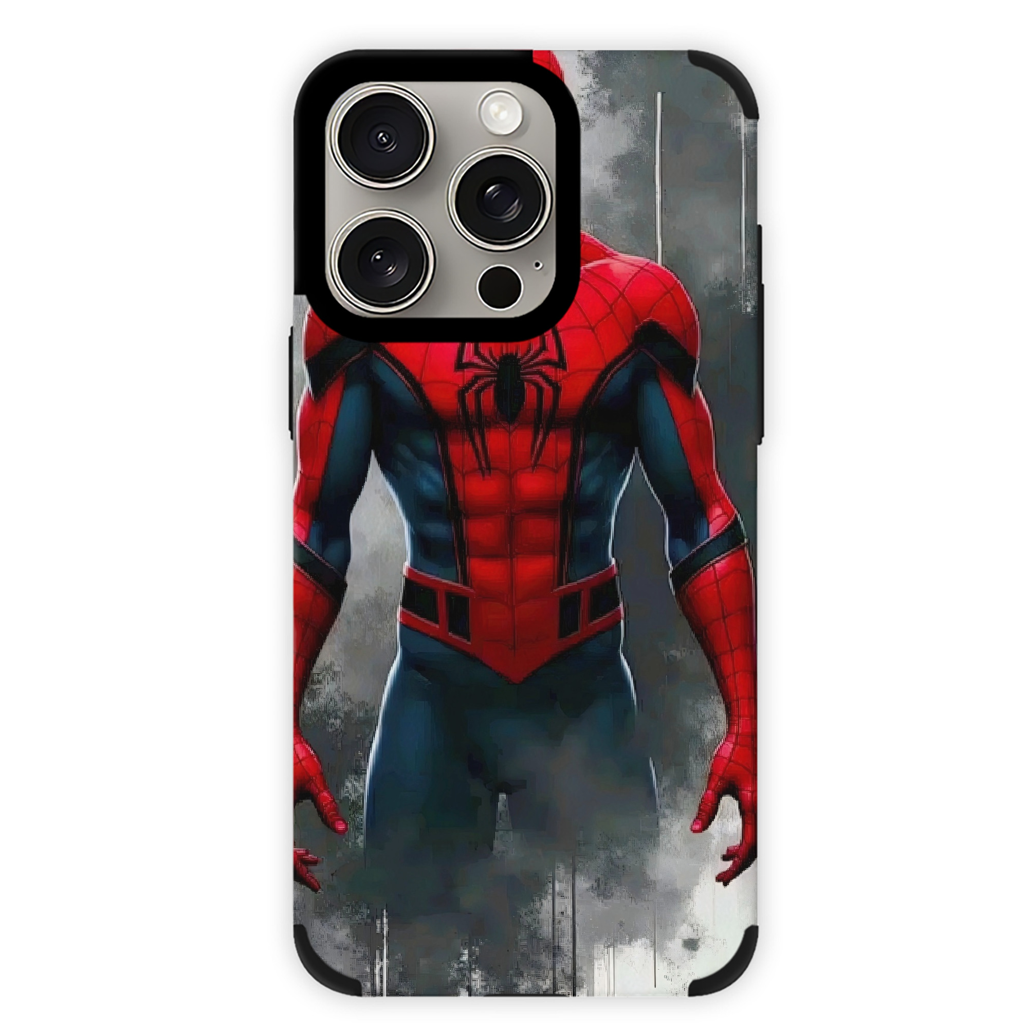 （画像用） Spider Man スパイダーマン 【iPhone15ProMax対応】 PUレザー スマホケース 耐衝撃＆黄変防止