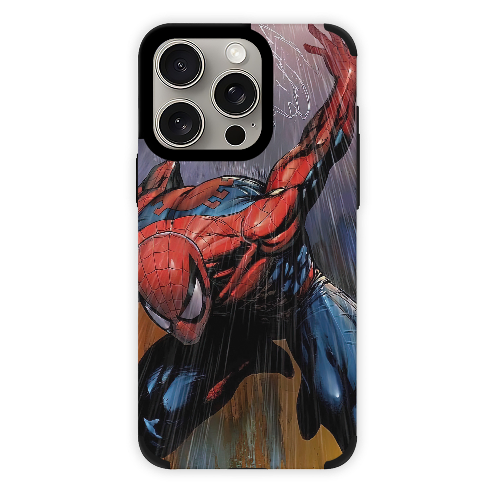 Spider Man スパイダーマン 【iPhone15ProMax対応】 PUレザー スマホケース 耐衝撃＆黄変防止