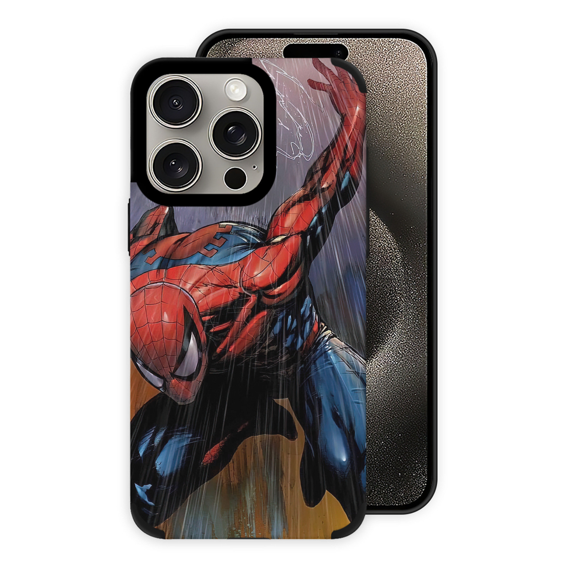 Spider Man スパイダーマン 【iPhone15ProMax対応】 PUレザー スマホケース 耐衝撃＆黄変防止