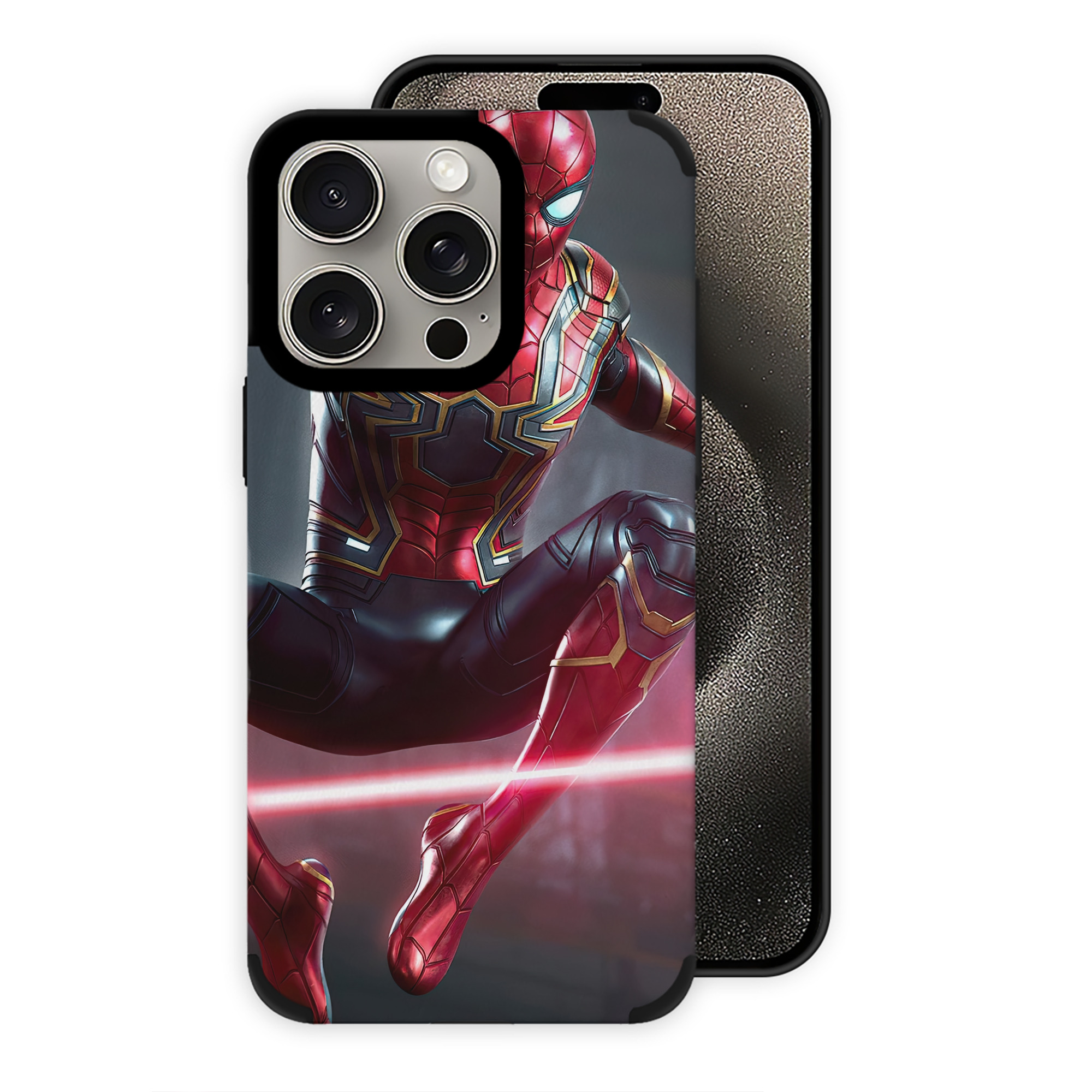 （画像用） Spider Man スパイダーマン 【iPhone15ProMax対応】 PUレザー スマホケース 耐衝撃＆黄変防止
