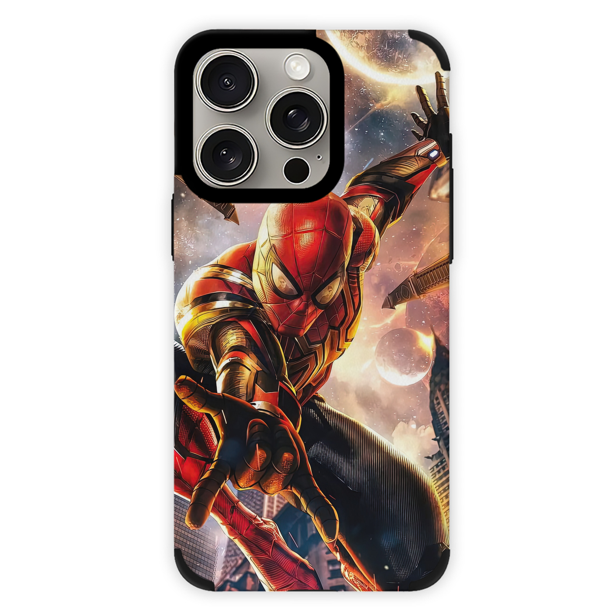 （画像用） Spider Man スパイダーマン 【iPhone15ProMax対応】 PUレザー スマホケース 耐衝撃＆黄変防止
